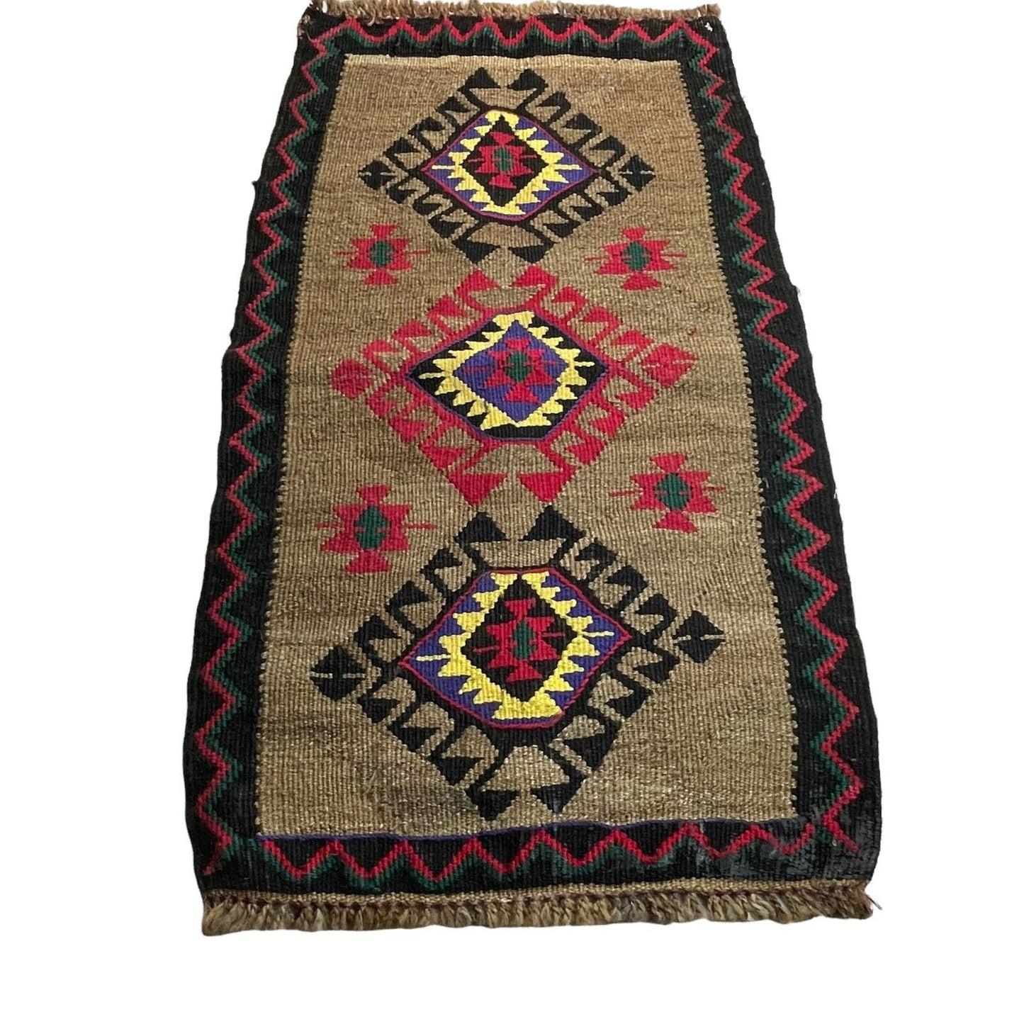 Traditionelle türkische Kelim Teppich, Vintage Turkish Kilim Rug 90X52 cm