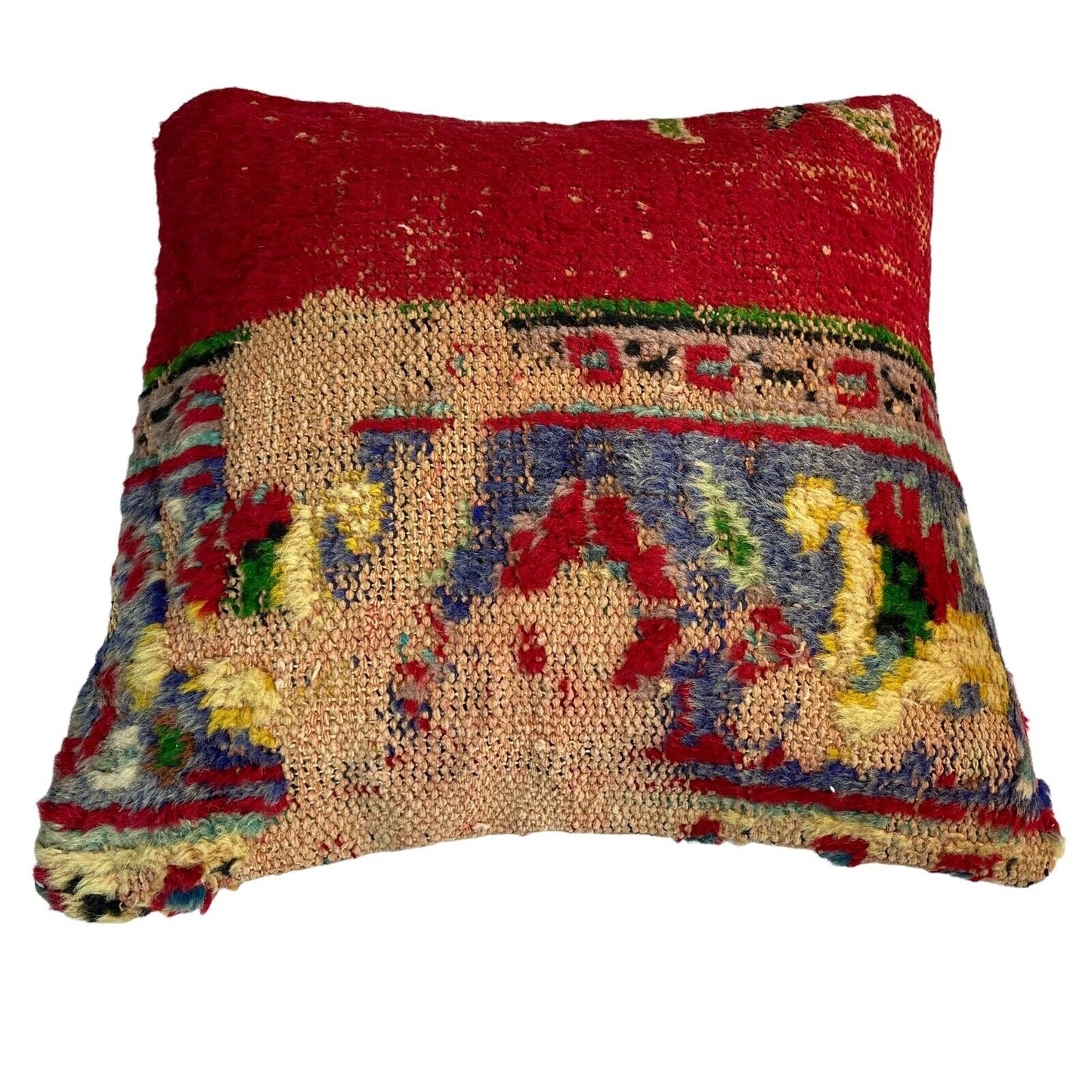 18''X18'' Vintage Handmade Rug Cushion Cover, 45 x 45 cm Deko Kissenbezug