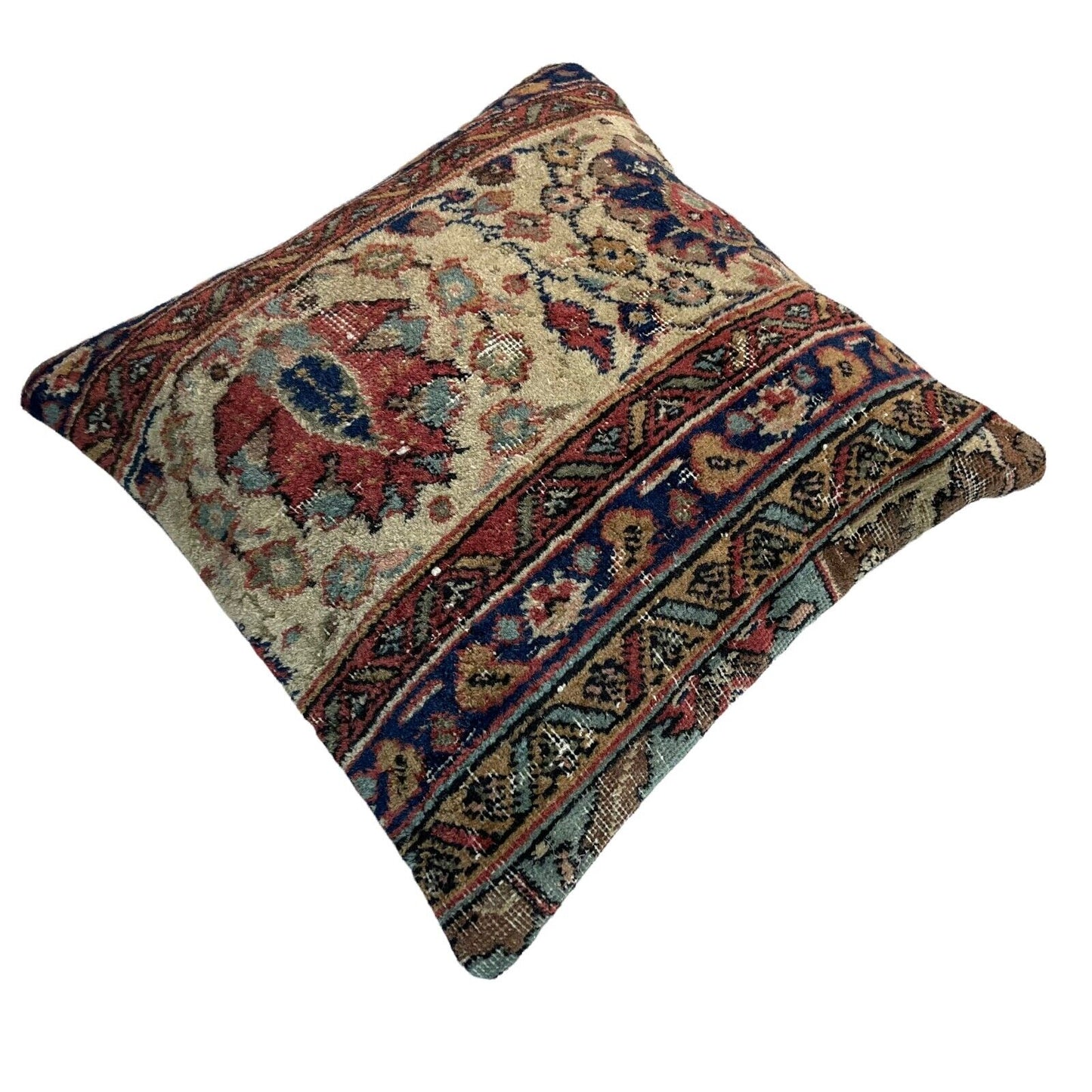 18''X18'' Vintage Handmade Rug Cushion Cover, 45 x 45 cm Deko Kissenbezug