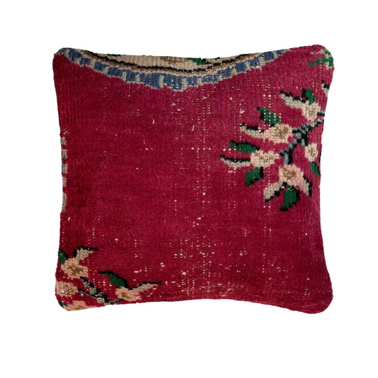 45x45 cm  , Vintage Turkish Cushion Cover ,  Vintage Handgemachte Kissenbezug