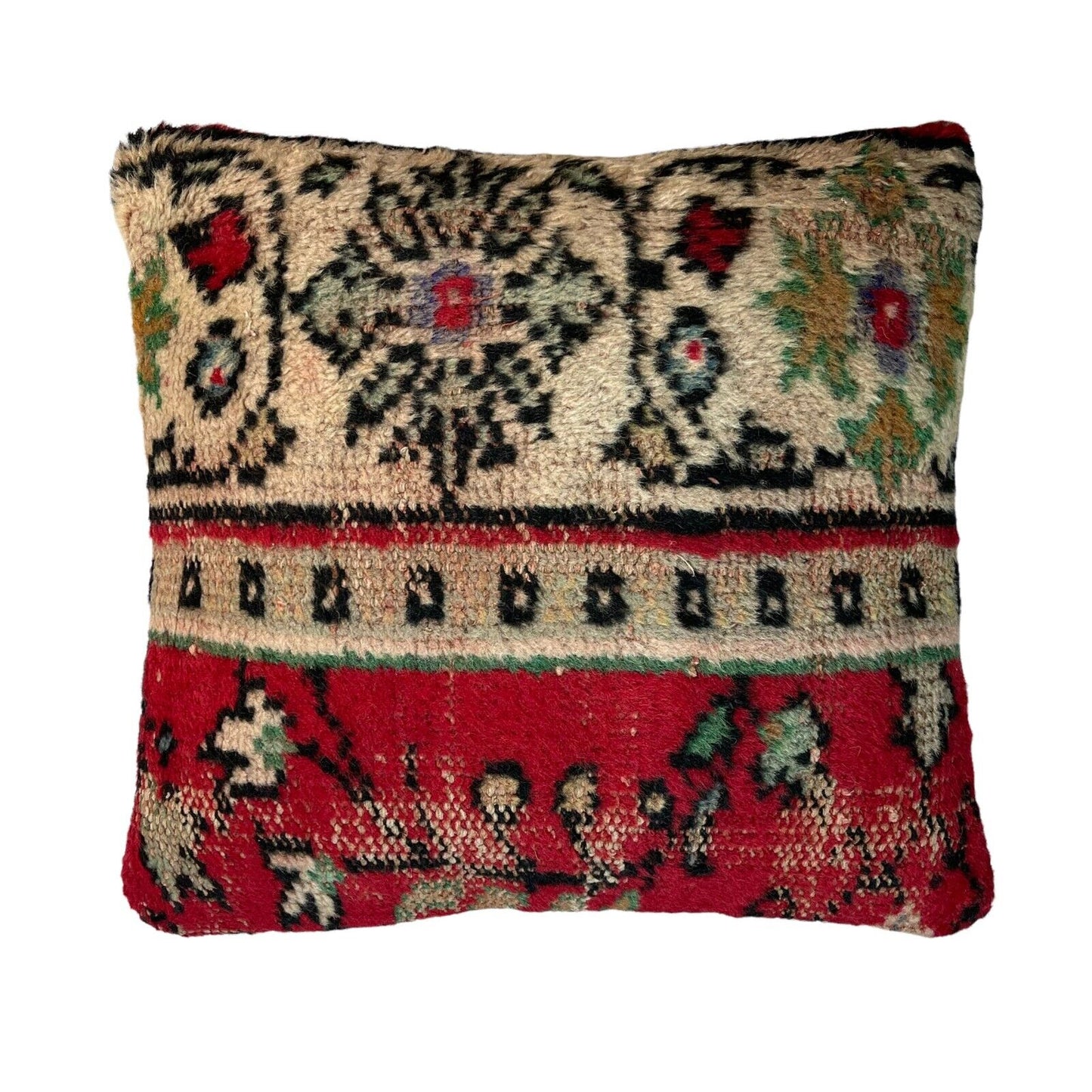 18''X18'' Vintage Handmade Rug Cushion Cover, 45 x 45 cm Deko Kissenbezug LL1379