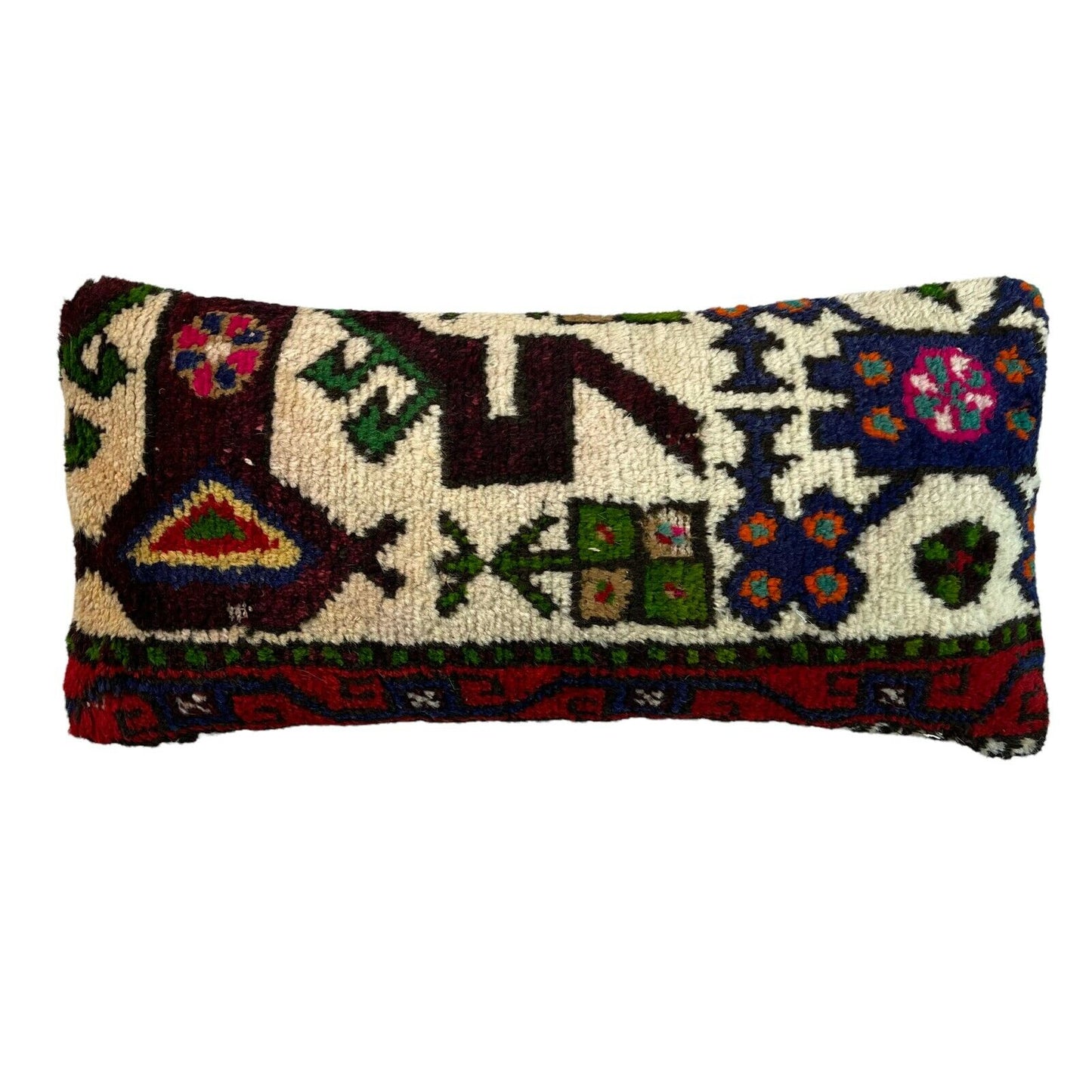 30x60 cm  , Vintage Turkish Cushion Cover ,  Vintage Handgemachte Kissenbezug