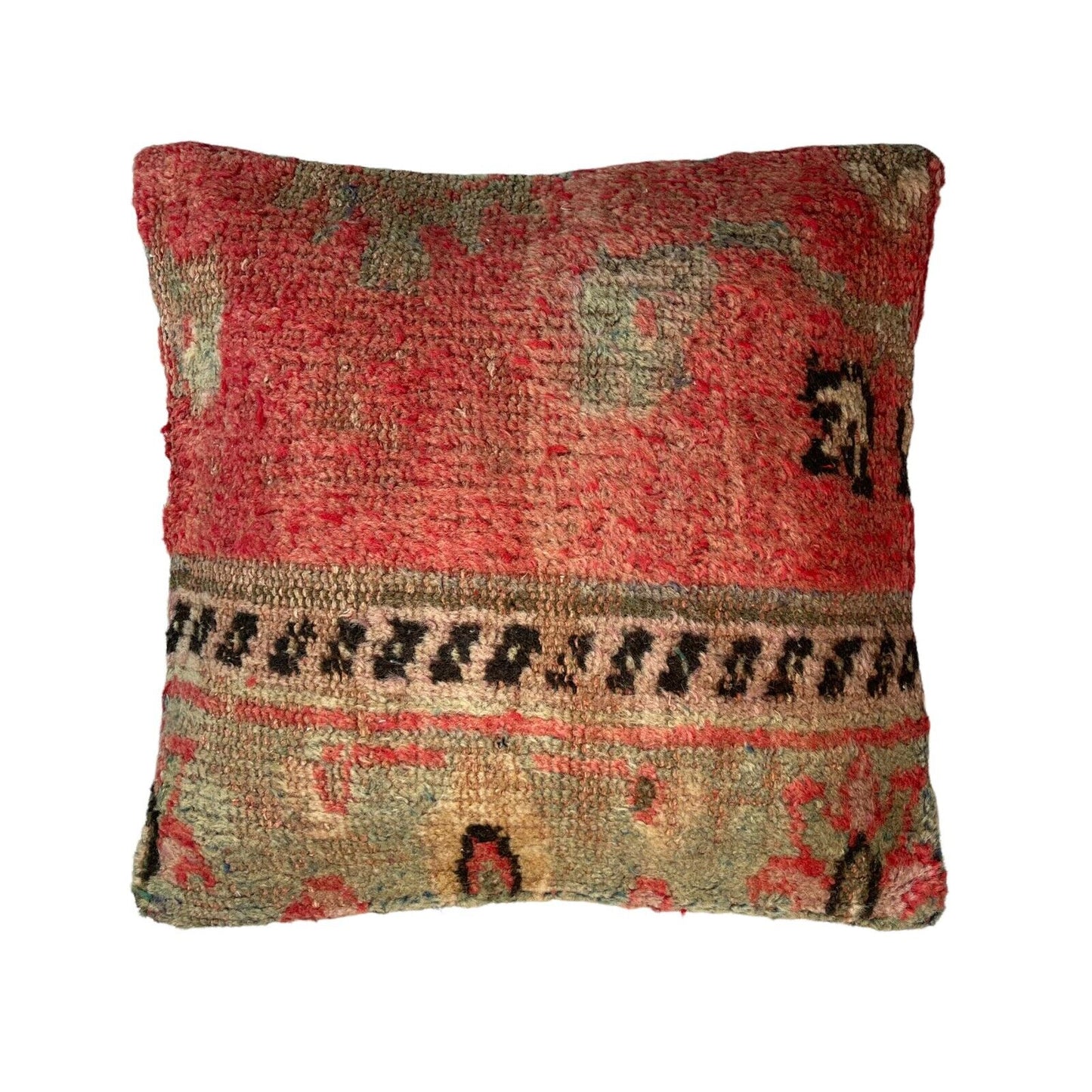 45 x 45 cm  , Vintage Turkish Cushion Cover ,  Vintage Handgemachte Kissenbezug