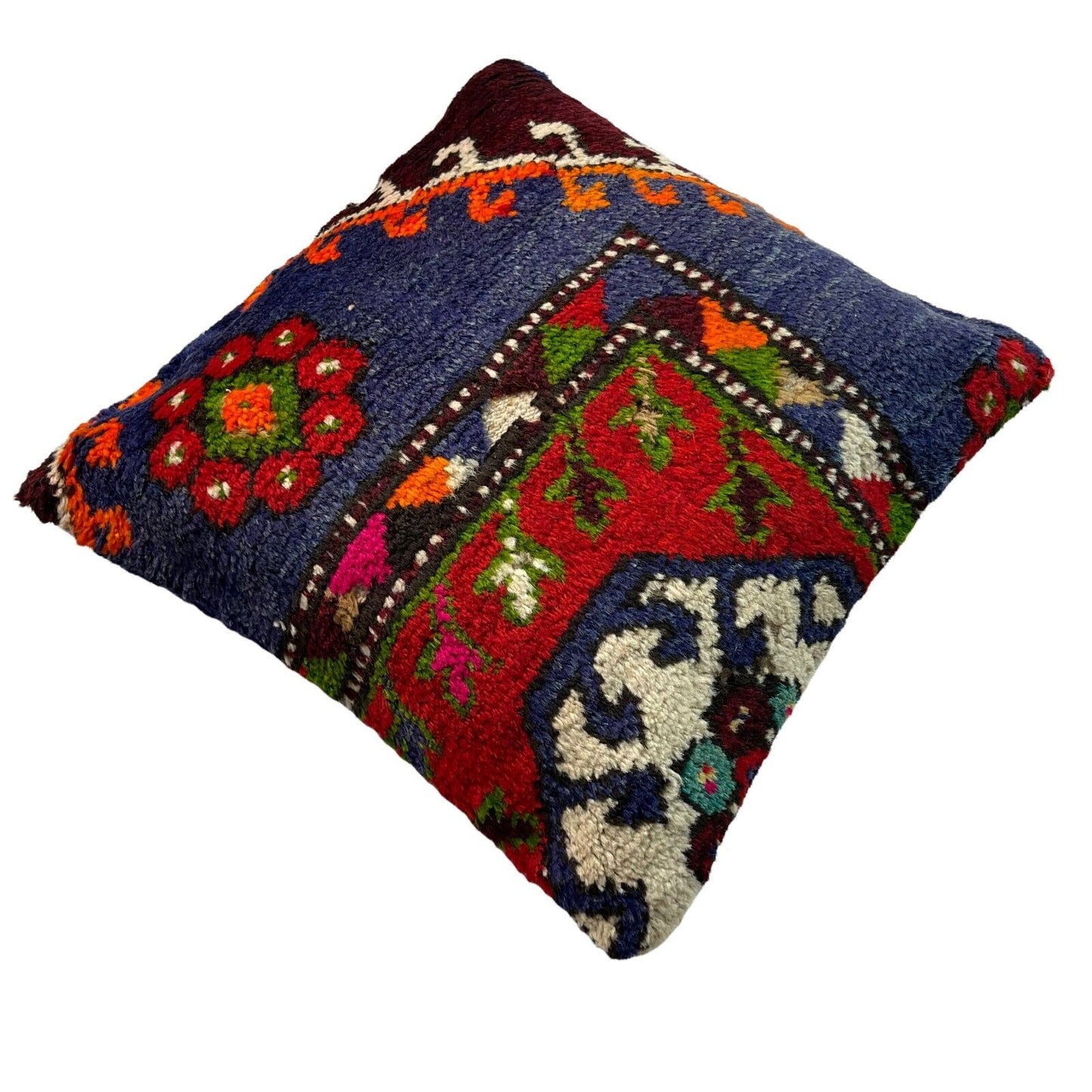 18''X18'' Vintage Handmade Rug Cushion Cover, 45 x 45 cm Deko Kissenbezug