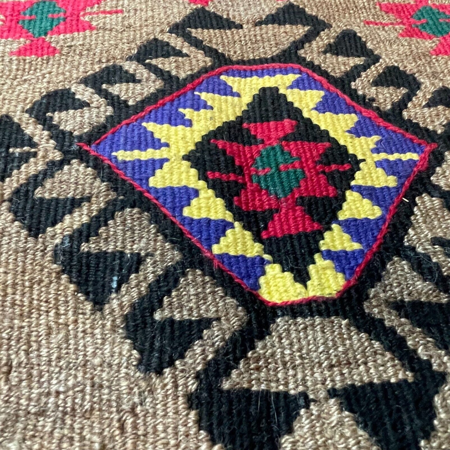 Traditionelle türkische Kelim Teppich, Vintage Turkish Kilim Rug 90X52 cm