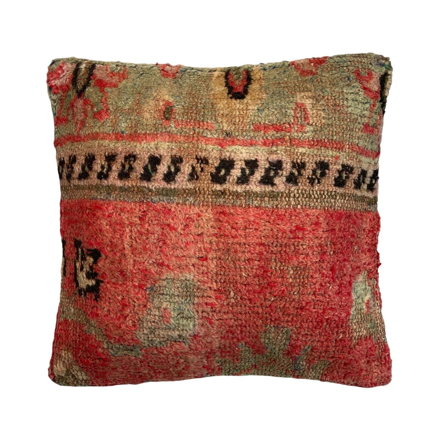 45 x 45 cm  , Vintage Turkish Cushion Cover ,  Vintage Handgemachte Kissenbezug