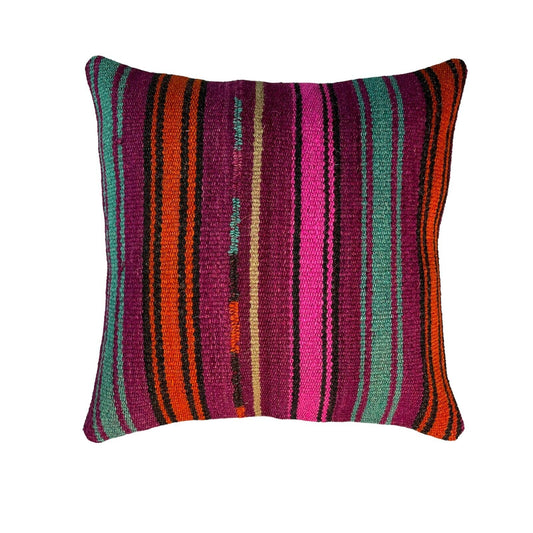 Einzigartige Kelim-Kissen,Turkish Kilim Pillow,16'×16'   Funda De Cojín Kilim