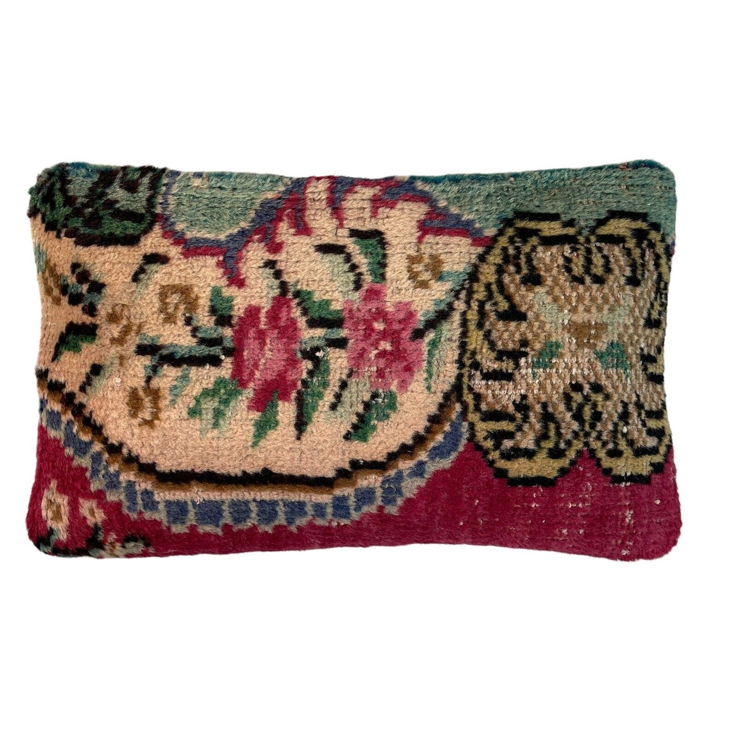 30 x 50 cm Real Handwoven Vintage Cushion Cover, 12''X 20''  Vintage Kissenbezug