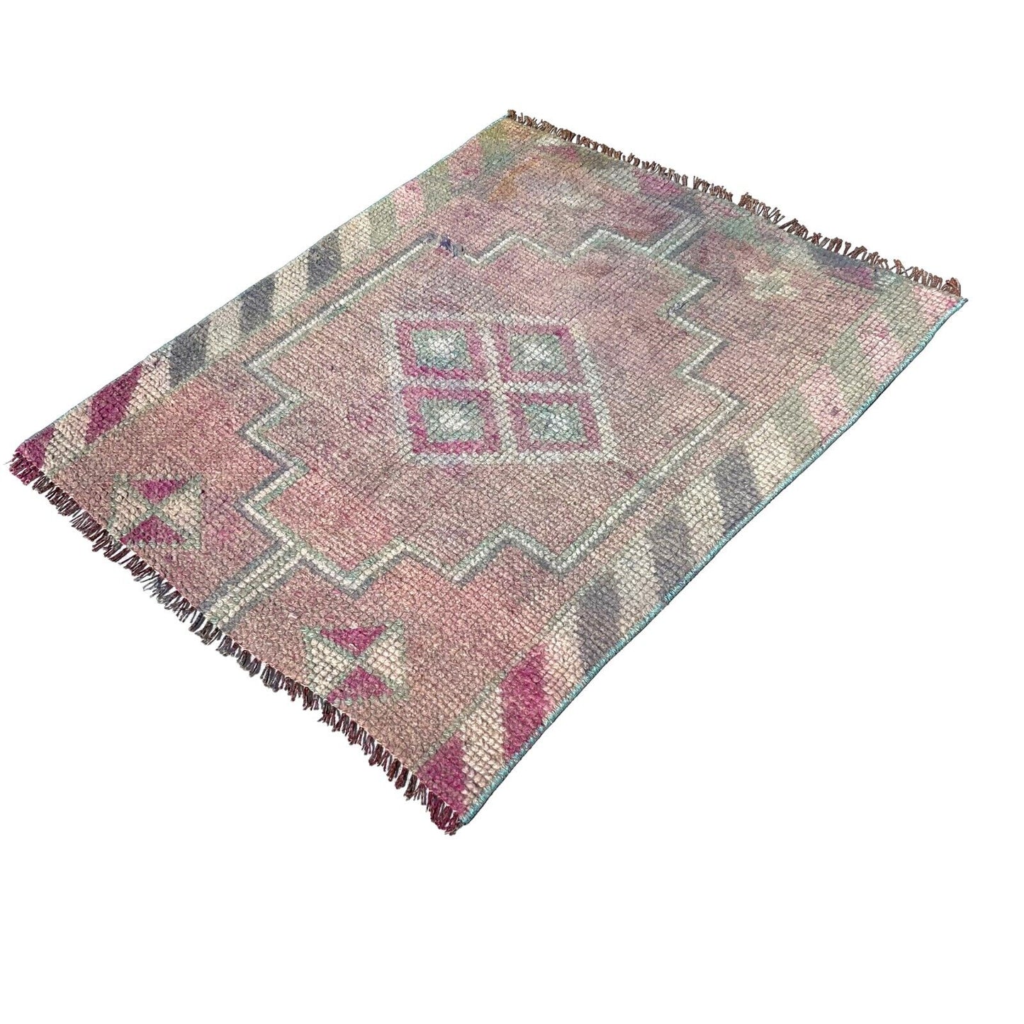 Traditional Turkish Kilim Rug,Vintage Kelim Teppich 100x82 Cm