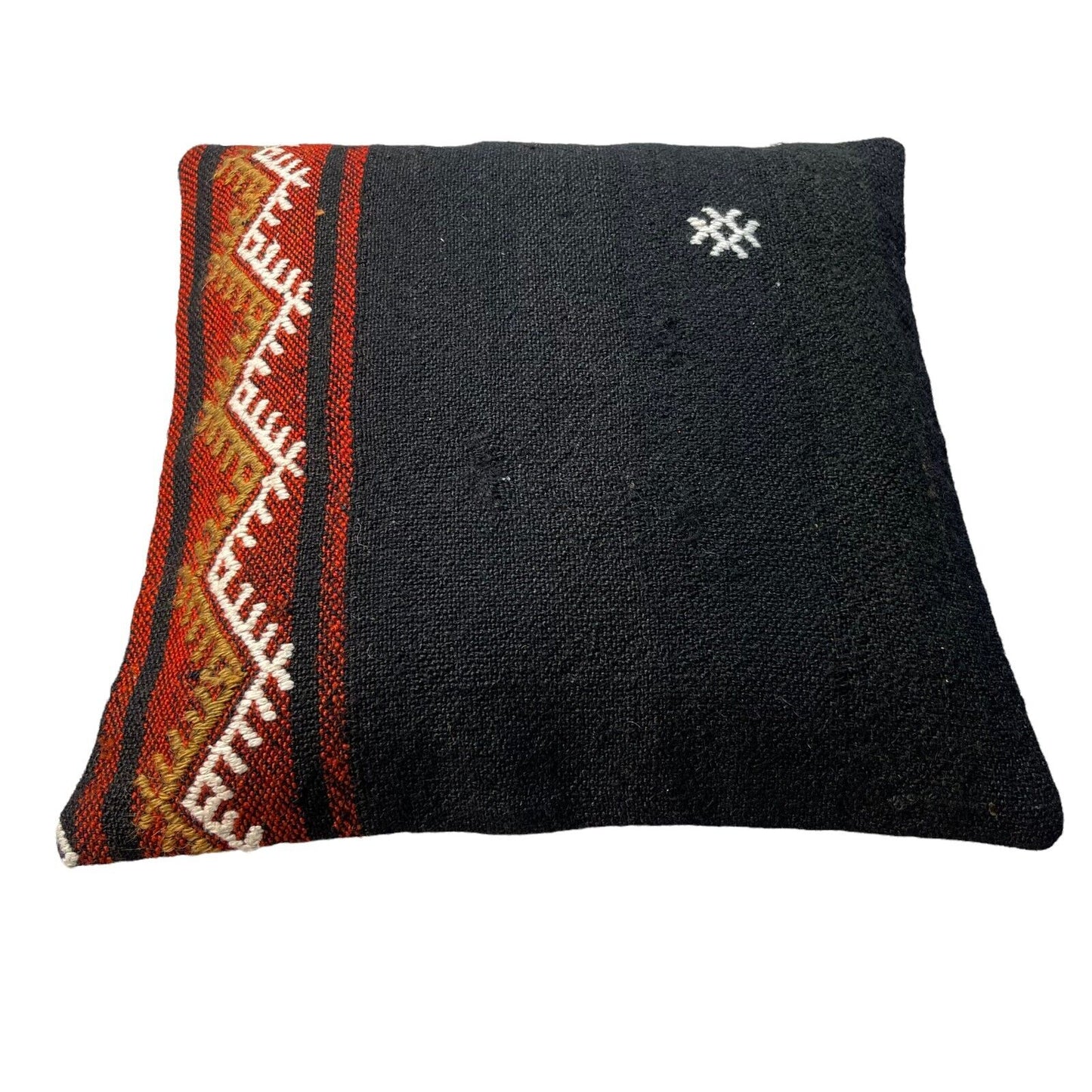 Einzigartige Kelim-Kissen,Turkish Kilim Pillow,16'×16'   Funda De Cojín Kilim