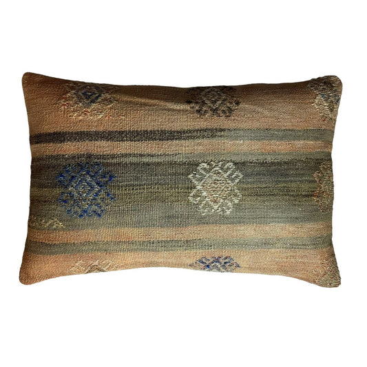 40x60 Cm Handgewebt Kelim Kissenbezug Vintage Kilim Cushion Cover , Boho,16'x24'