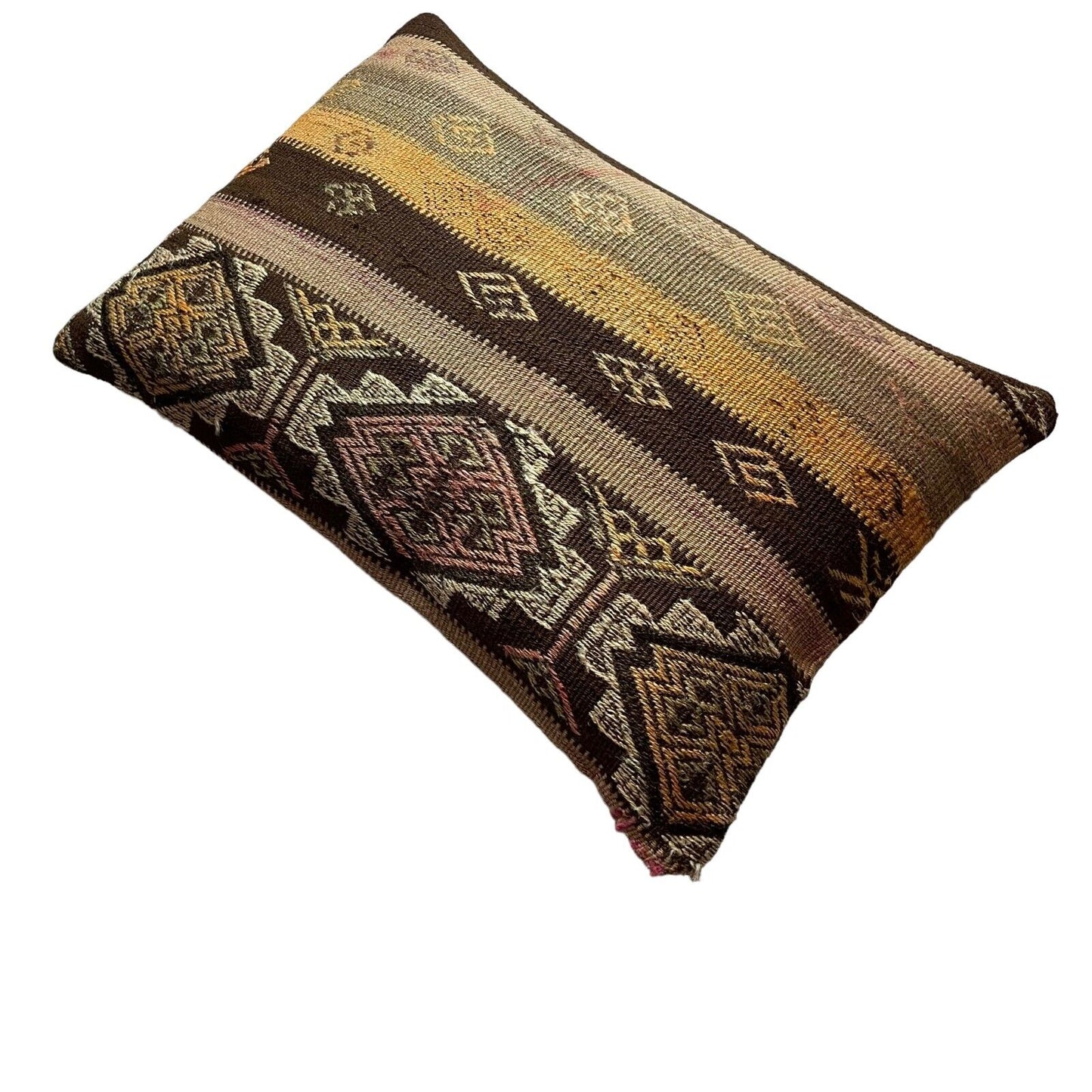 40x60 Cm Handgewebt Kelim Kissenbezug Vintage Kilim Cushion Cover , Boho,16'x24'