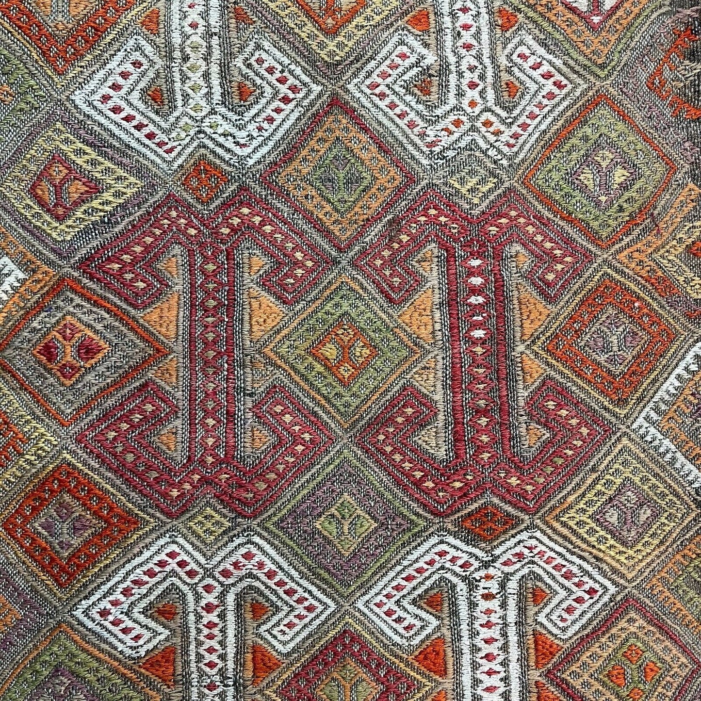 Traditionelle türkische Kelim Teppich, Vintage Turkish Kilim Rug 80X53 cm