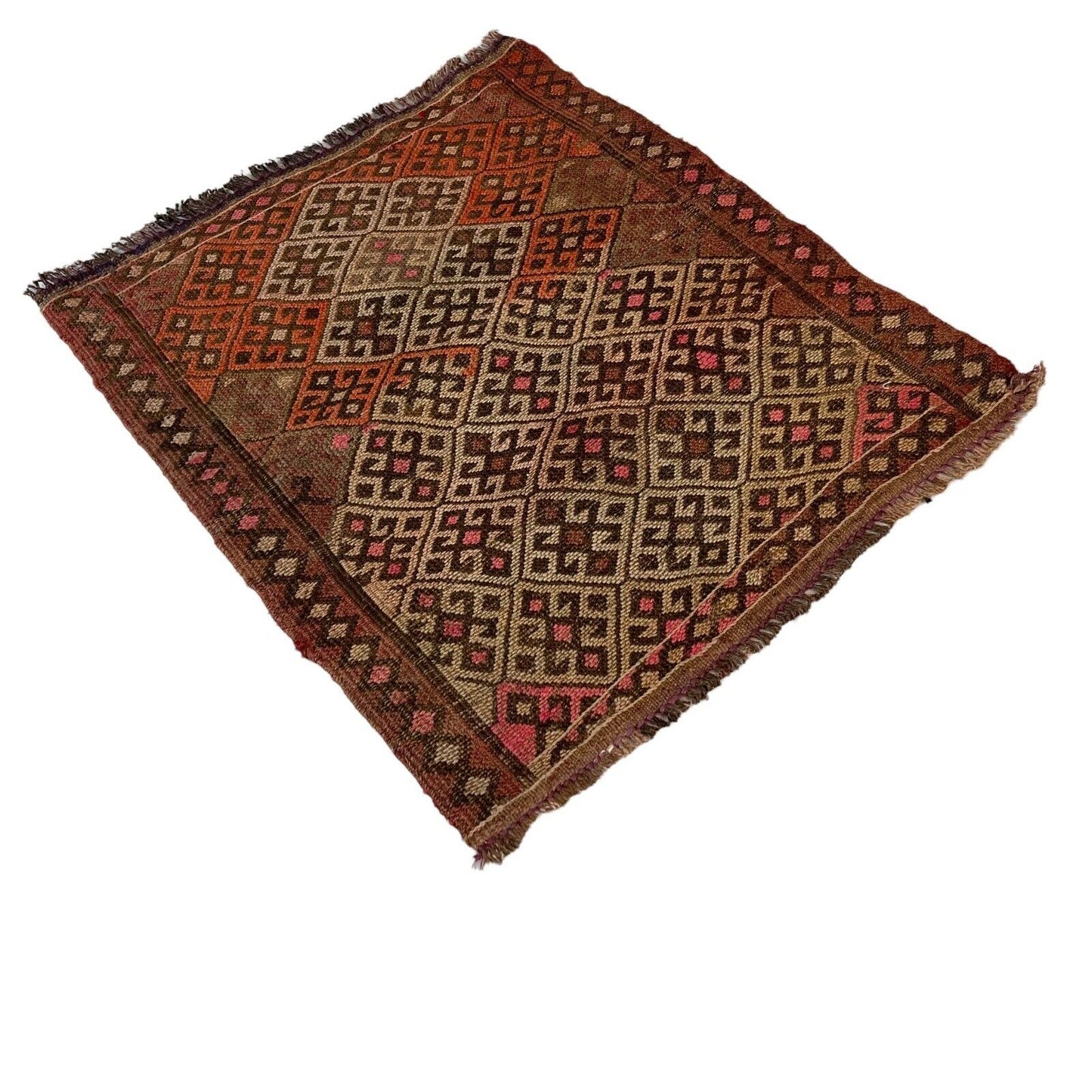 Traditionelle türkische Kelim Teppich, Vintage Turkish Kilim Rug 63X54 cm