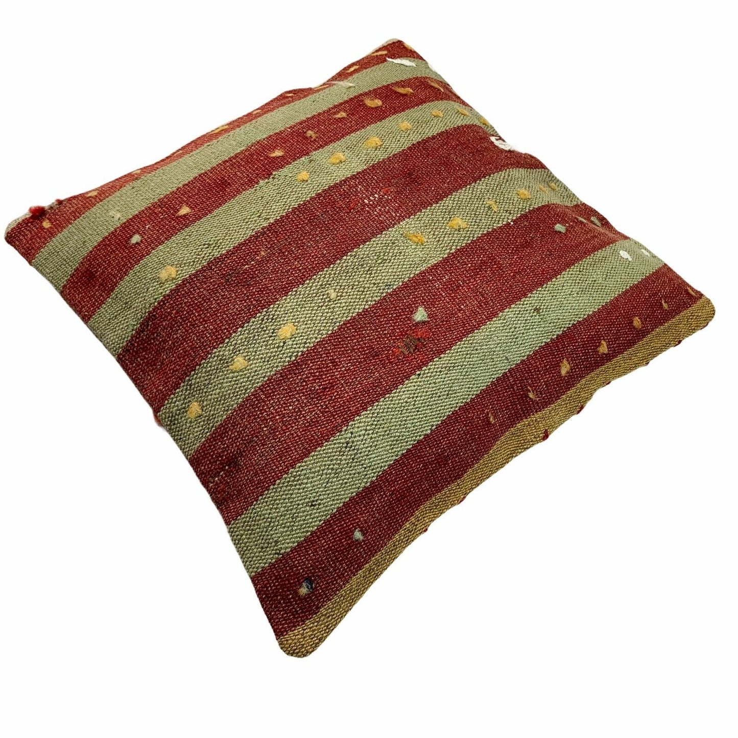 Einzigartige Kelim-Kissen,Turkish Kilim Pillow,16'×16'   Funda De Cojín Kilim