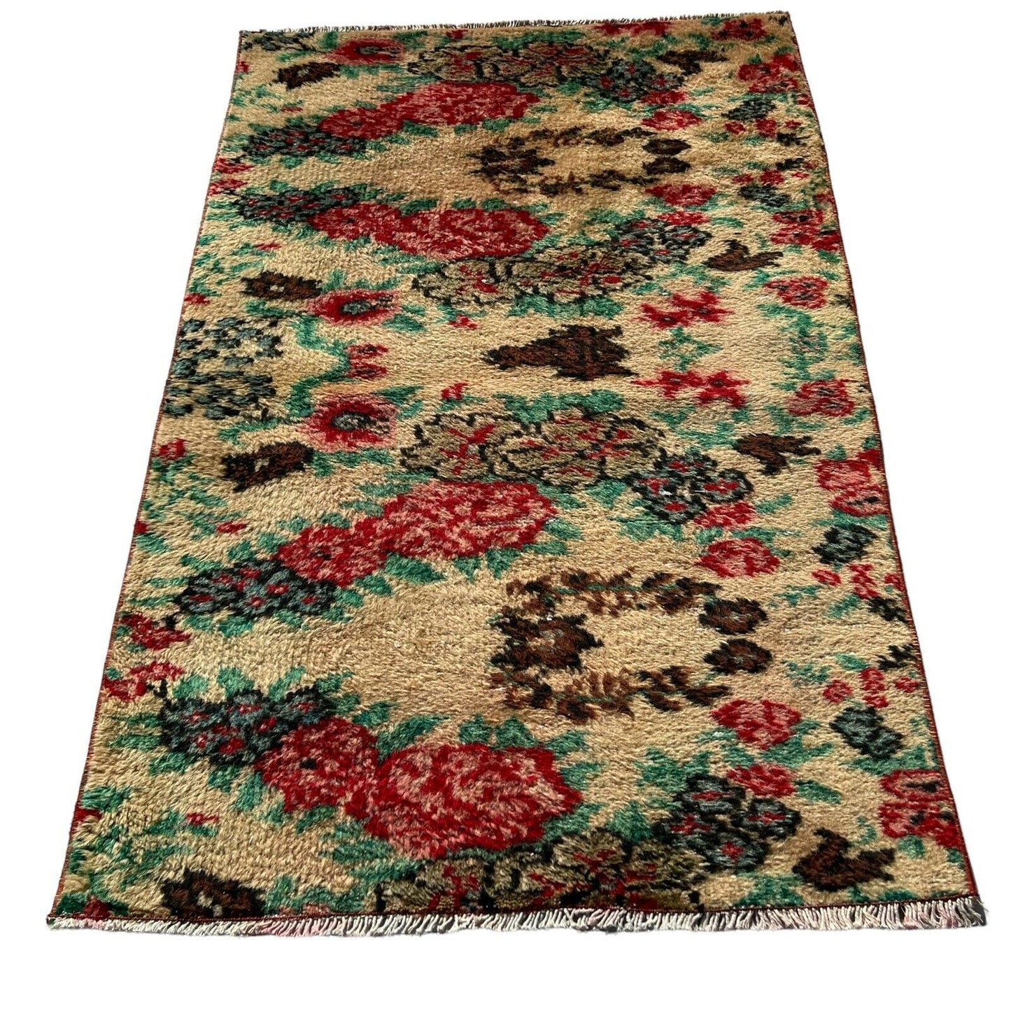 Vintage Handmade Turkish Rug 141x92 cm