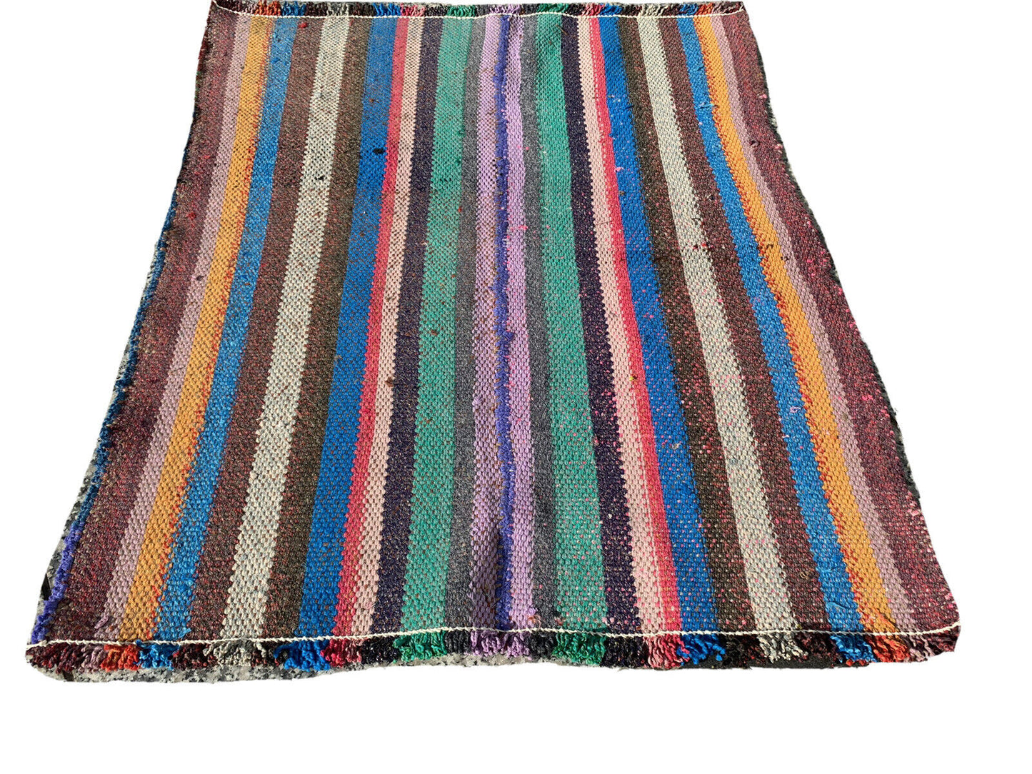 Traditional Anatolian Turkish Kilim Rug, Vintage Kelim Teppich 100x80 cm