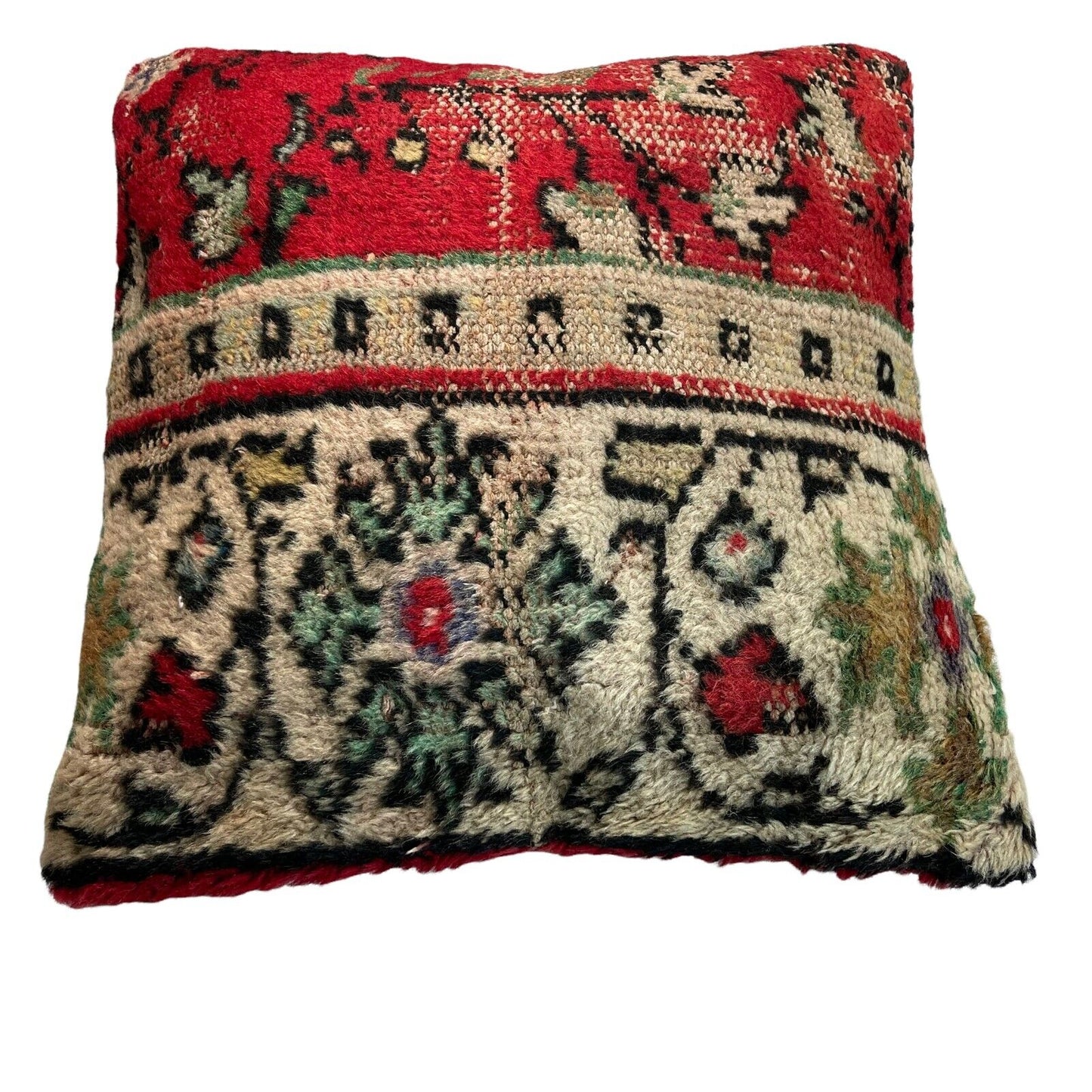 18''X18'' Vintage Handmade Rug Cushion Cover, 45 x 45 cm Deko Kissenbezug