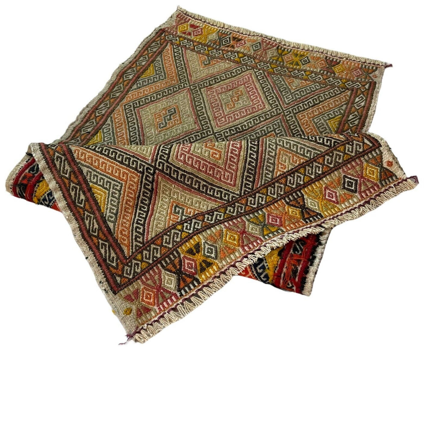 Traditionelle türkische Kelim Teppich, Vintage Turkish Kilim Rug 84X42 cm