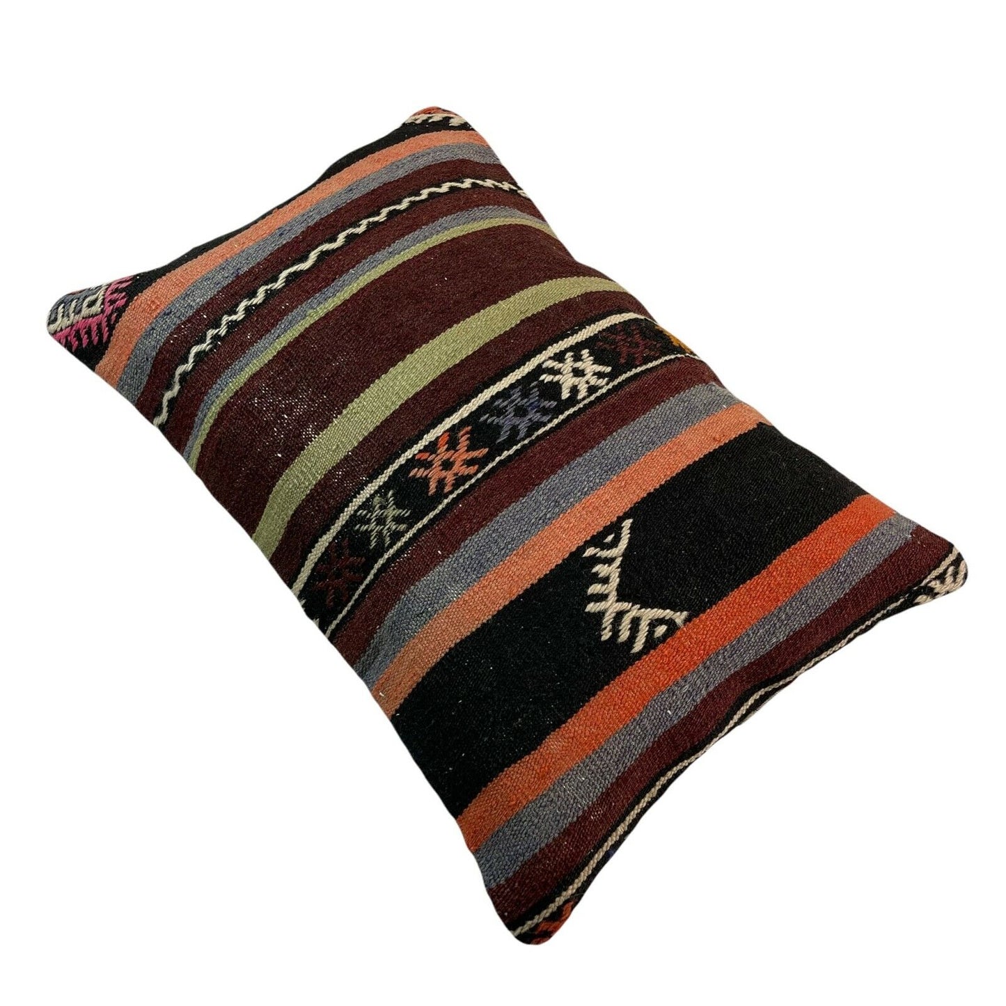 40x60 Cm Handgewebt Kelim Kissenbezug Vintage Kilim Cushion Cover , Boho,16'x24'