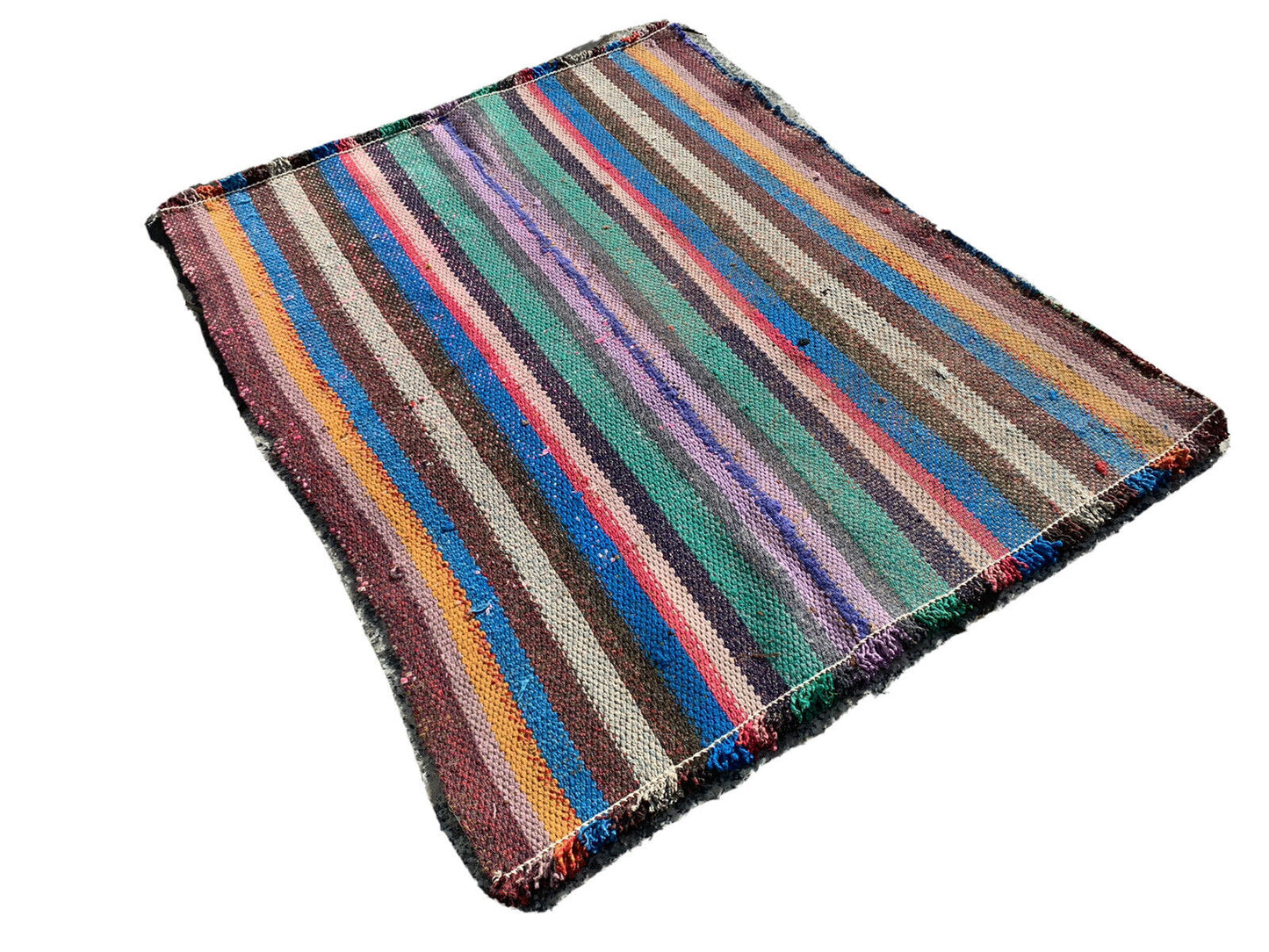 Traditional Anatolian Turkish Kilim Rug, Vintage Kelim Teppich 100x80 cm