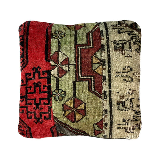 40 x 40 cm  , Vintage Turkish Cushion Cover ,  Vintage Handgemachte Kissenbezug