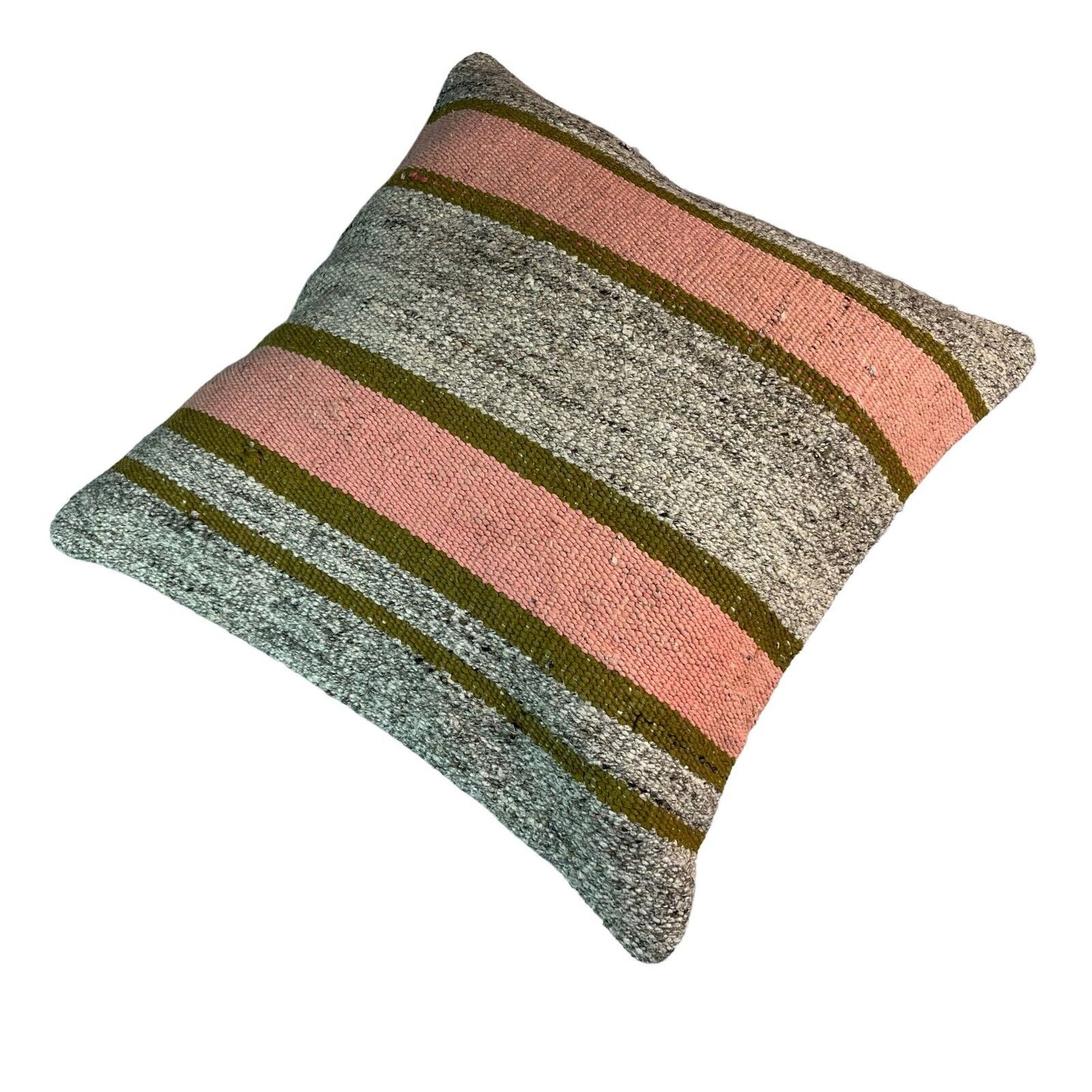 Einzigartige Kelim-Kissen,Turkish Kilim Pillow,16'×16'   Funda De Cojín Kilim