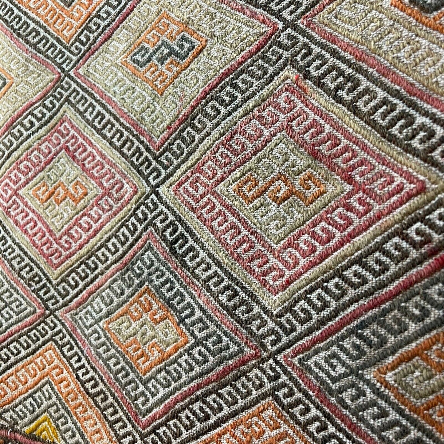 Traditionelle türkische Kelim Teppich, Vintage Turkish Kilim Rug 84X42 cm