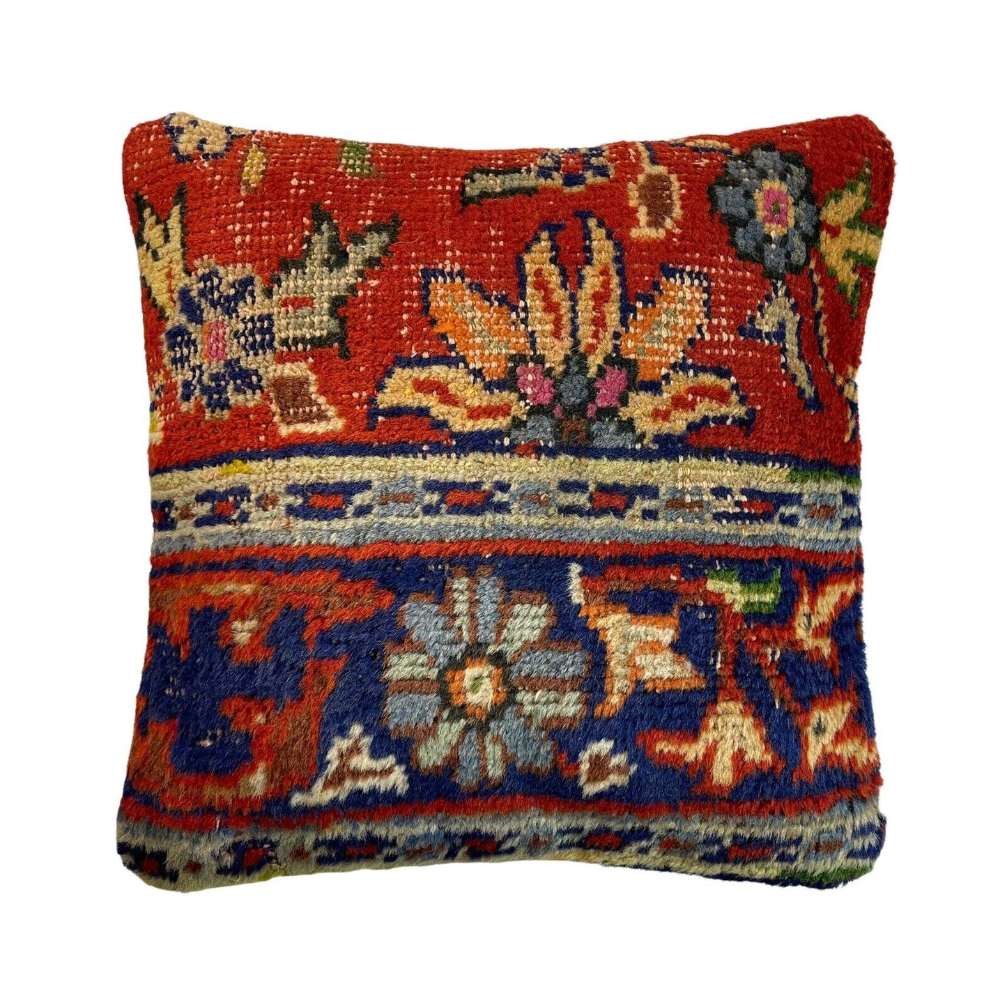 45 x 45 cm  , Vintage Turkish Cushion Cover ,  Vintage Handgemachte Kissenbezug