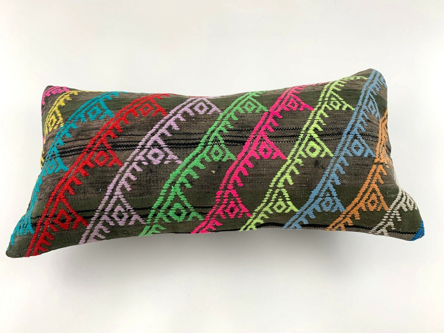 Einzigartige Kelimkissen Türkisch Kilim Pillow,12'×24' Pillow Cover Boho Kissen