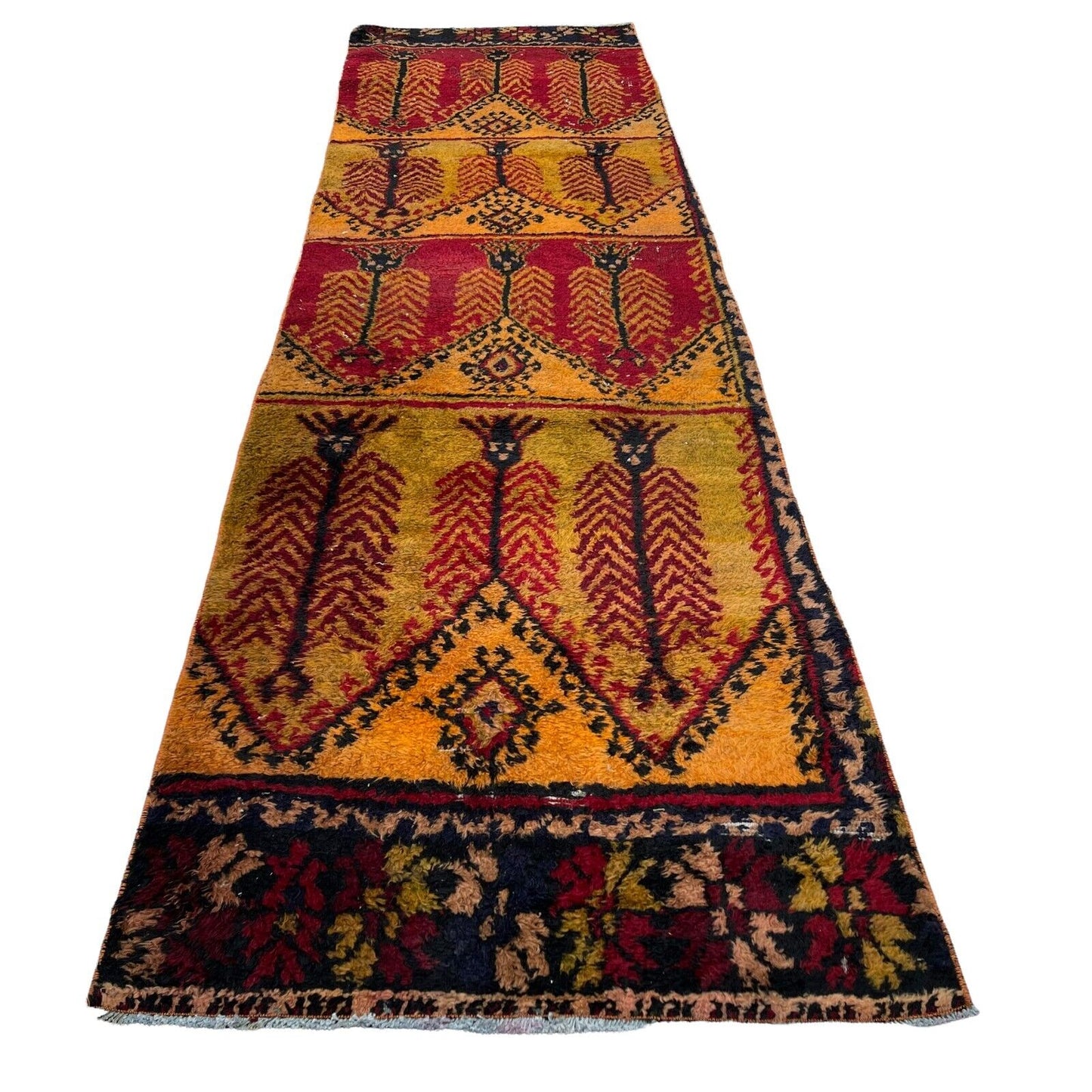 Antique Turkish Rug  Runner 320 x 90 cm