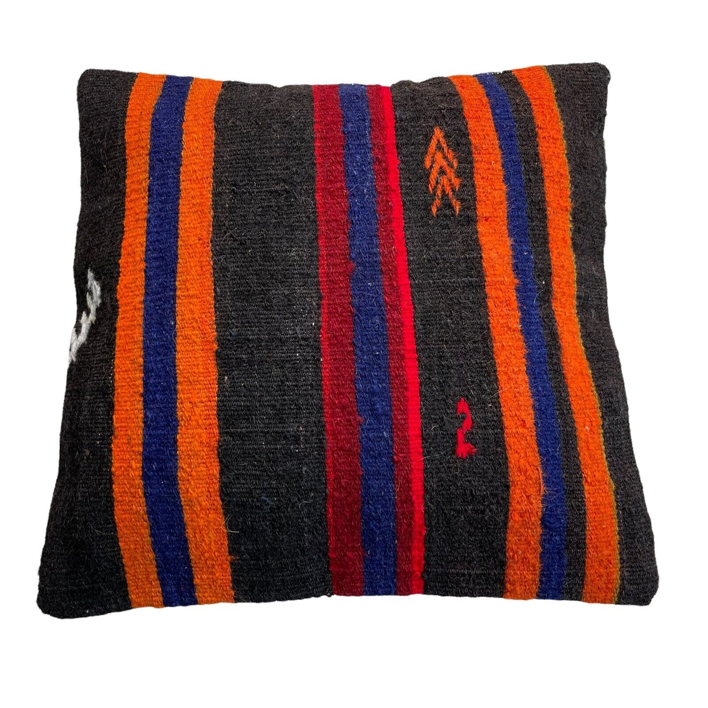 Einzigartige Kelim-Kissen,Turkish Kilim Pillow,16'×16'   Funda De Cojín Kilim