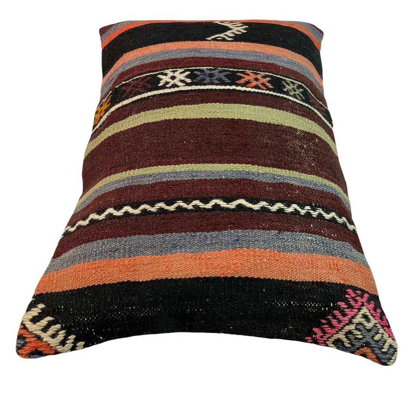 40x60 Cm Handgewebt Kelim Kissenbezug Vintage Kilim Cushion Cover , Boho,16'x24'