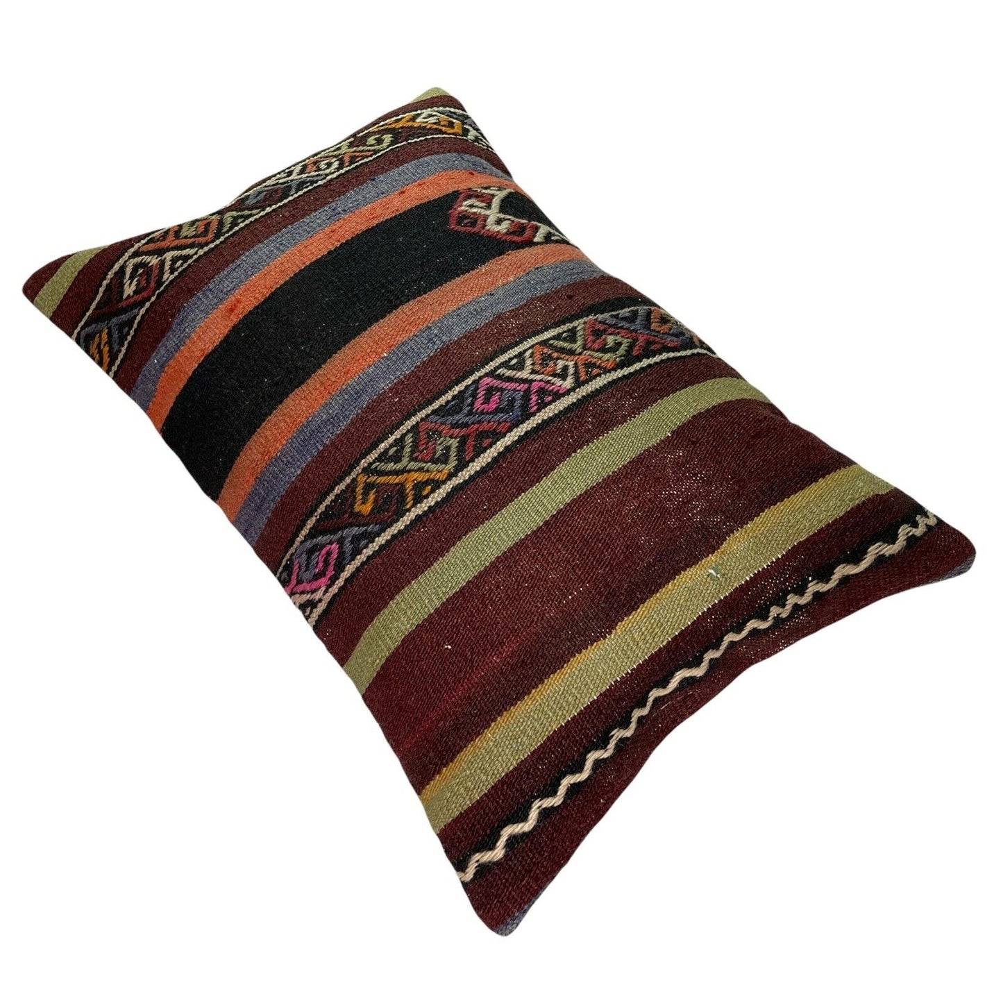 40x60 Cm Handgewebt Kelim Kissenbezug Vintage Kilim Cushion Cover , Boho,16'x24'