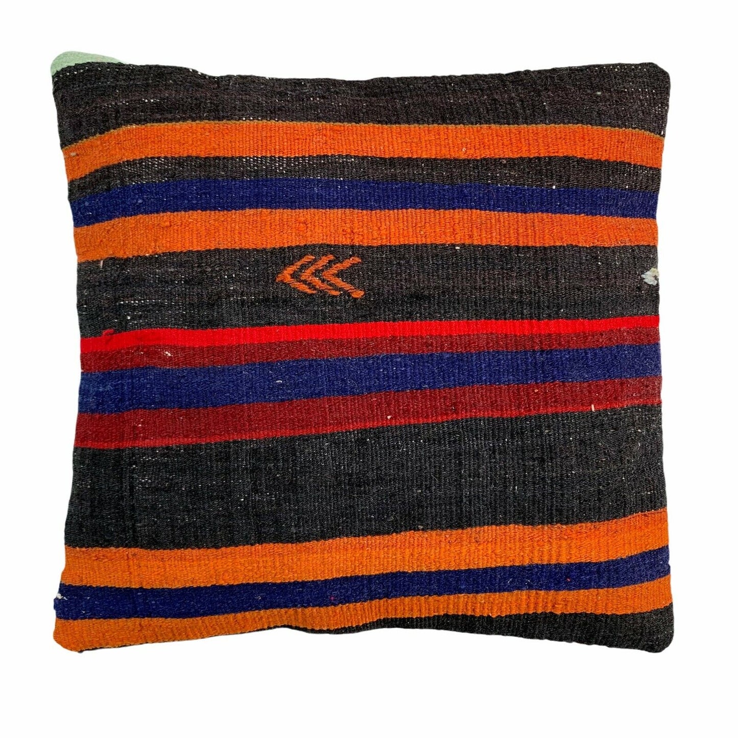 Einzigartige Kelim-Kissen,Turkish Kilim Pillow,16'×16'   Funda De Cojín Kilim