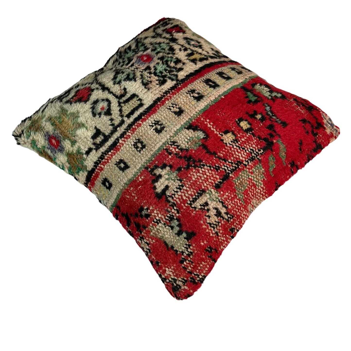 18''X18'' Vintage Handmade Rug Cushion Cover, 45 x 45 cm Deko Kissenbezug