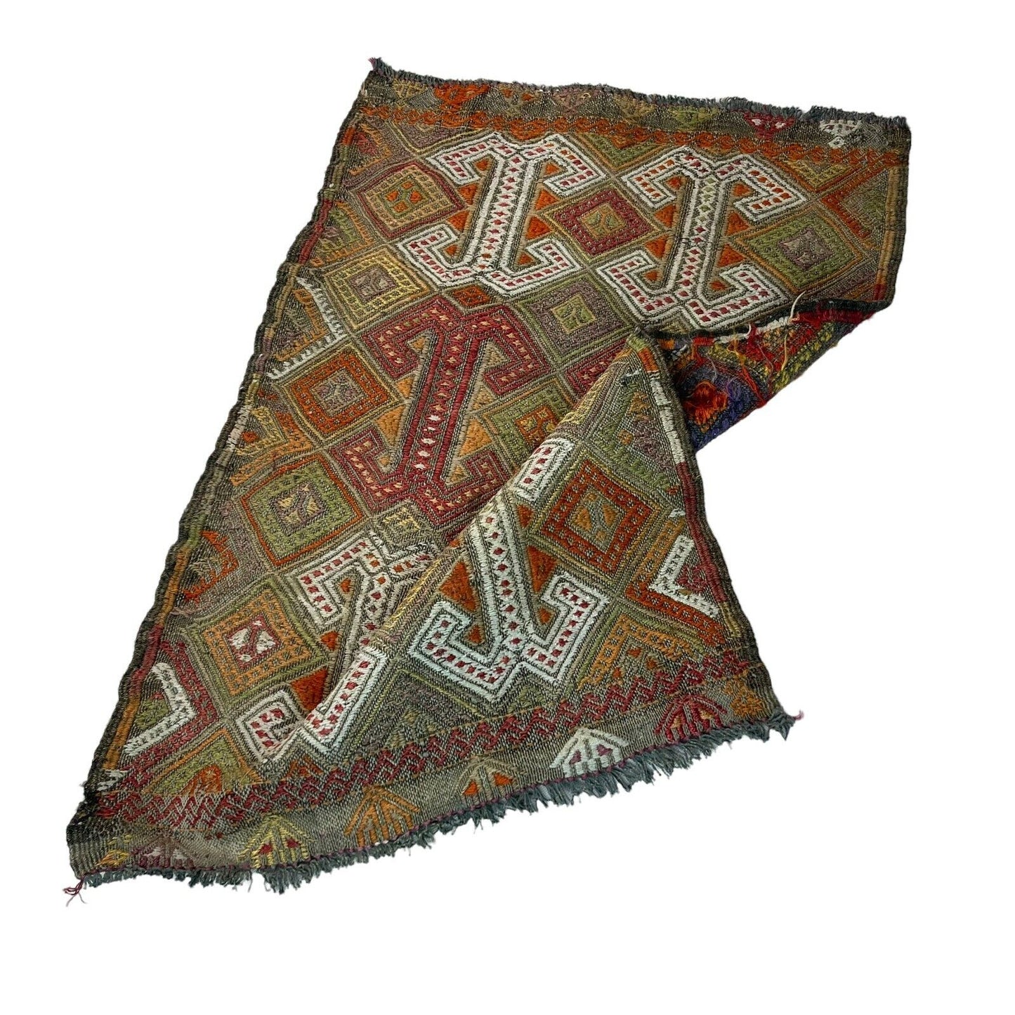 Traditionelle türkische Kelim Teppich, Vintage Turkish Kilim Rug 80X53 cm