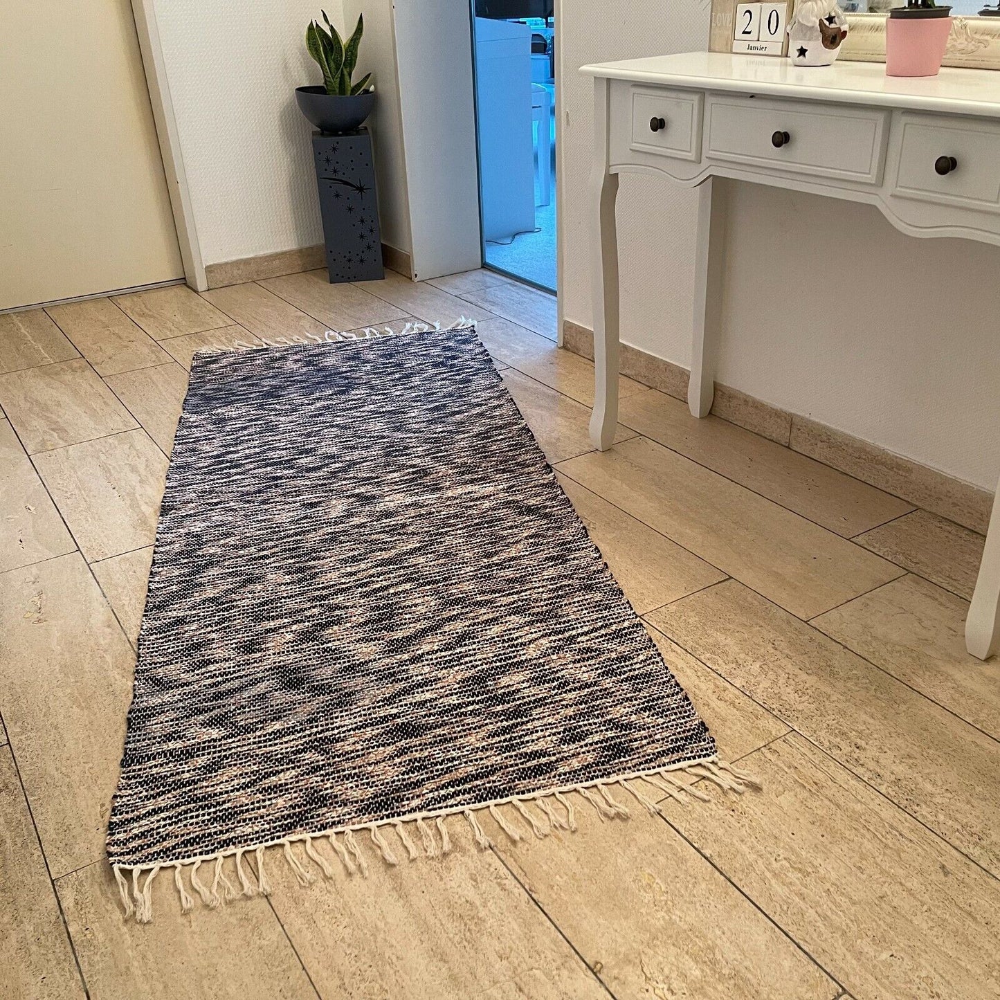 Brand New Traditional Turkish Runner , Rag Rug Runner 190 X 80