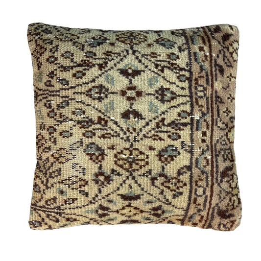 18''X18'' Vintage Handmade Rug Cushion Cover, 45 x 45 cm Deko Kissenbezug