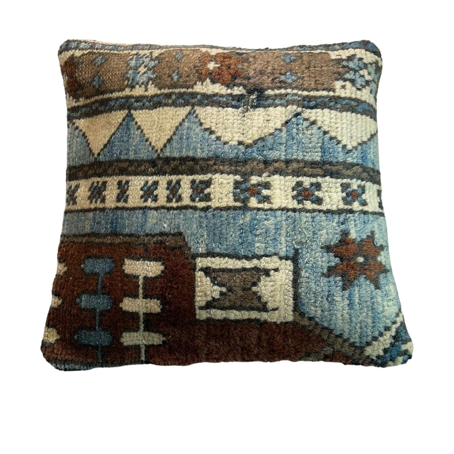 Einzigartige Kelim-Kissen,Turkish Kilim Pillow,16'×16'   Funda De Cojín Kilim