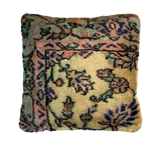 45 x 45 cm  , Vintage Turkish Cushion Cover ,  Vintage Handgemachte Kissenbezug