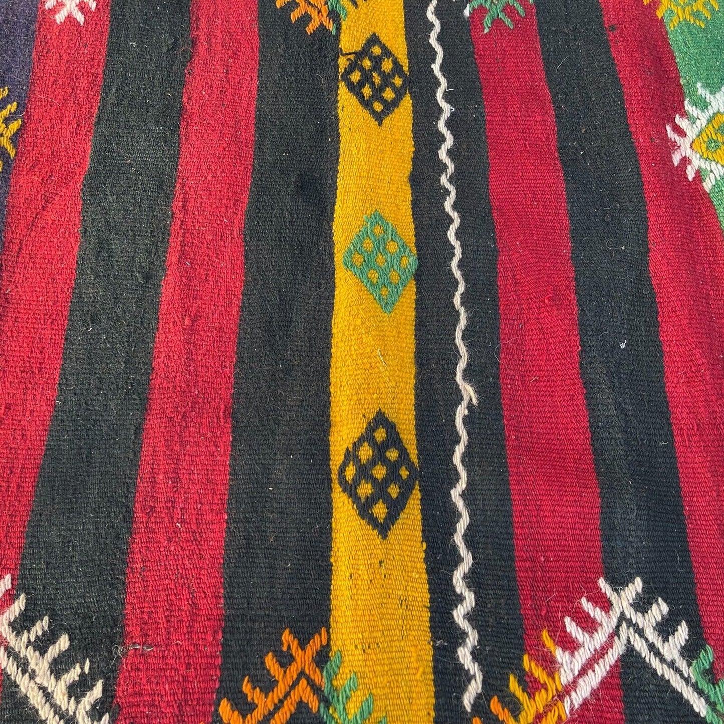 Traditional Turkish Kilim Rug,Vintage Kelim Teppich 137x100 Cm