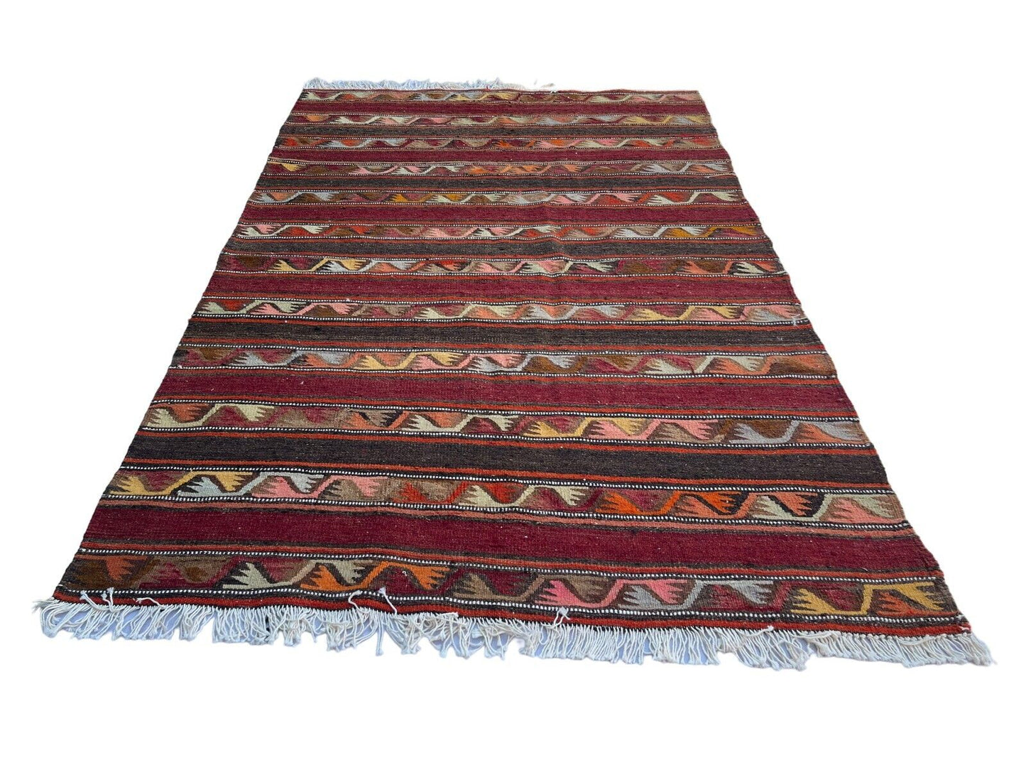 Traditioneller türkischer Kelim Teppich, Vintage 180 X 111 cm