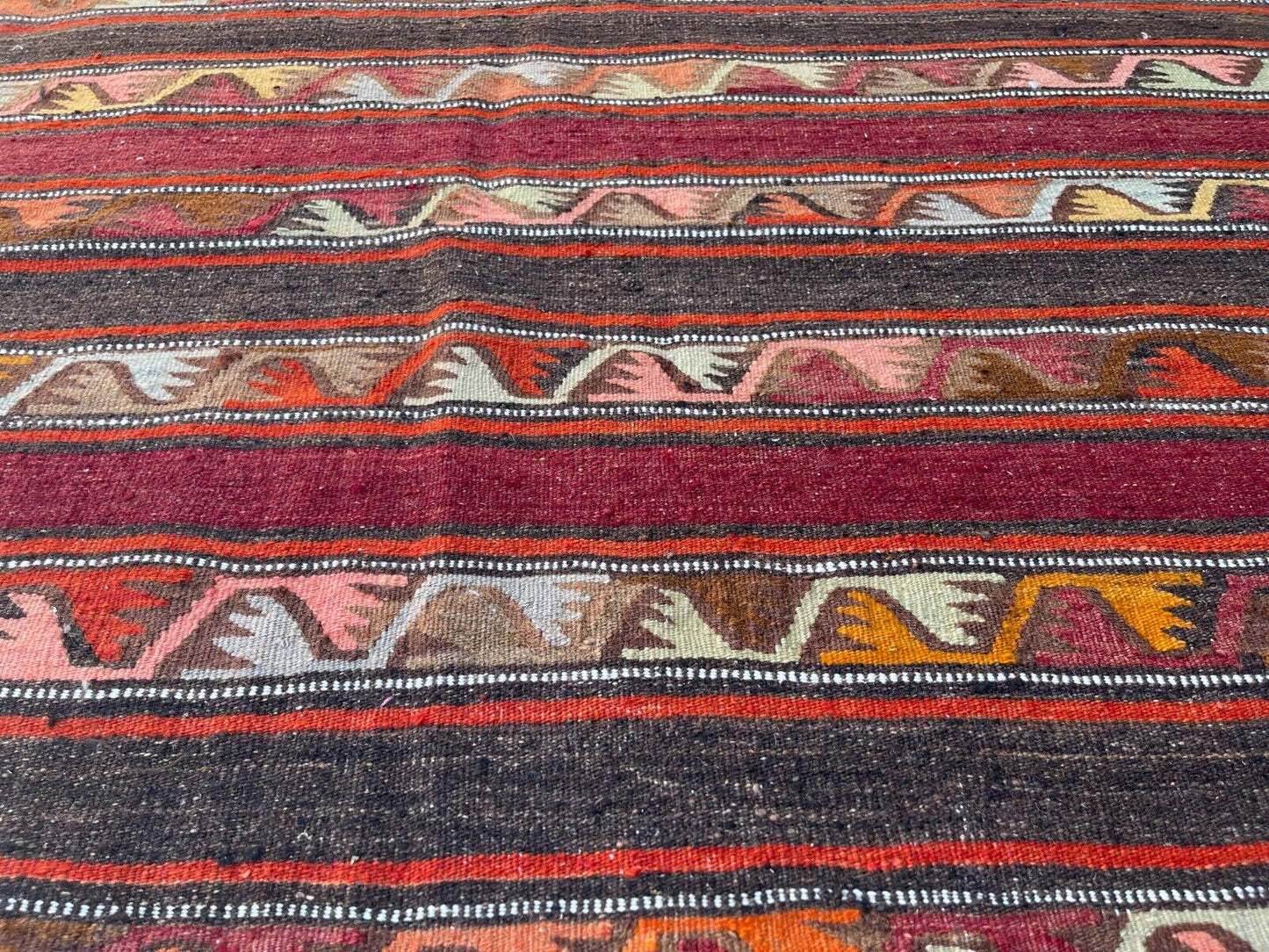 Traditioneller türkischer Kelim Teppich, Vintage 180 X 111 cm