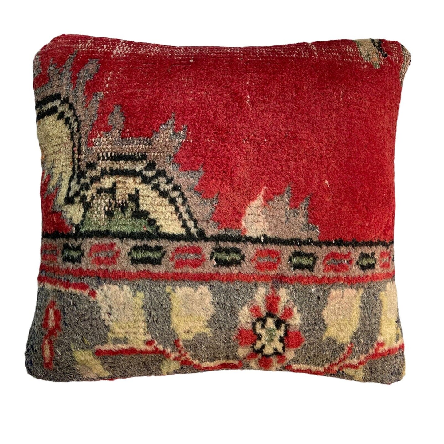 18''X18'' Vintage Handmade Rug Cushion Cover, 45 x 45 cm Deko Kissenbezug