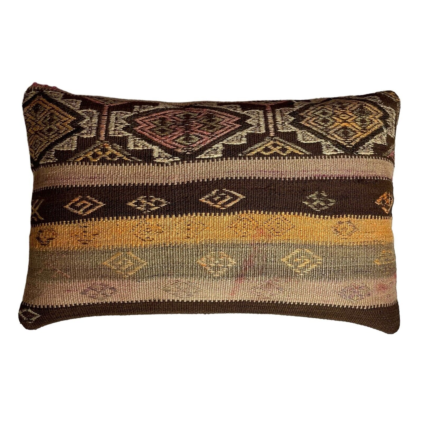 40x60 Cm Handgewebt Kelim Kissenbezug Vintage Kilim Cushion Cover , Boho,16'x24'