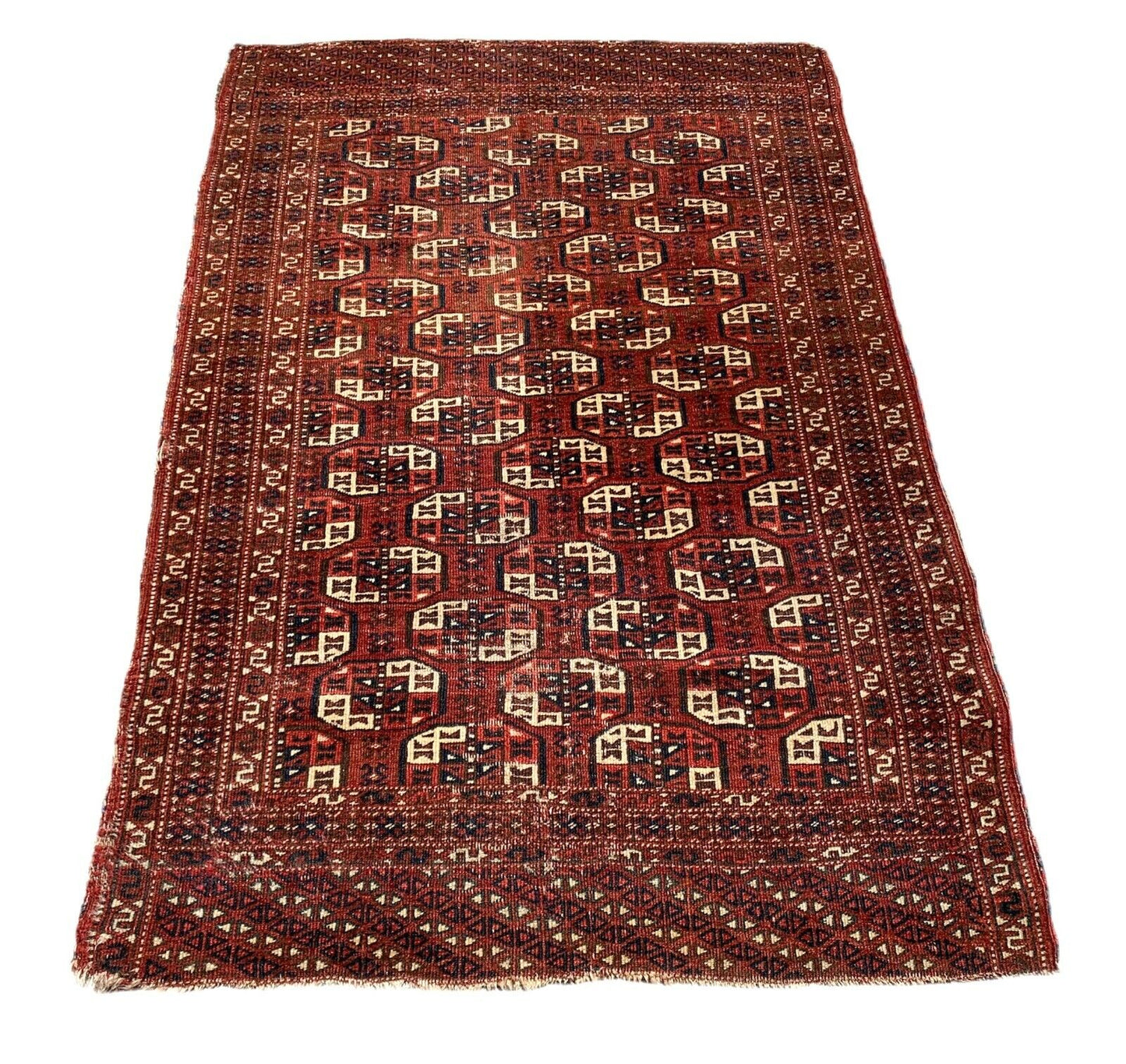 Feiner Antiker Handgeknüpfter Turkoman Tekke Teppich,177x117cm,Antique Tekke Rug