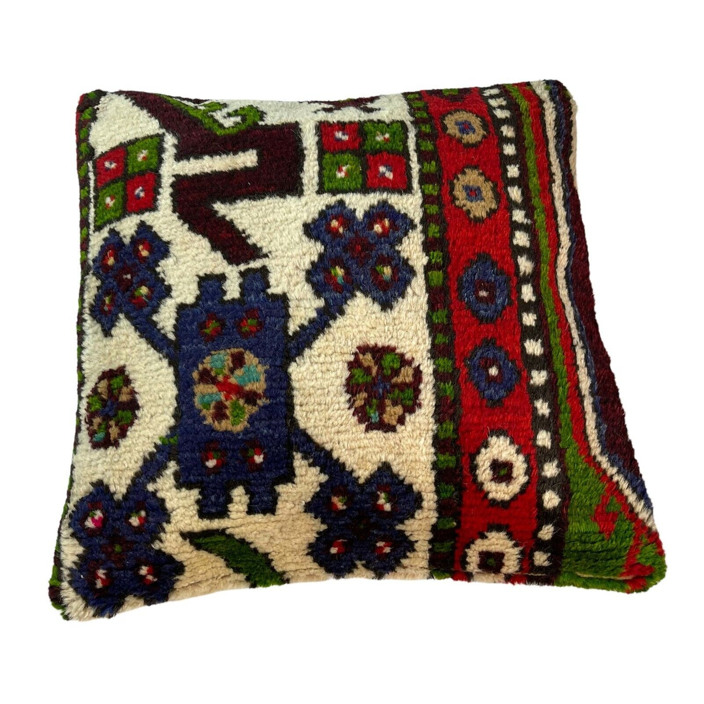 45 x 45 cm  , Vintage Turkish Cushion Cover ,  Vintage Handgemachte Kissenbezug