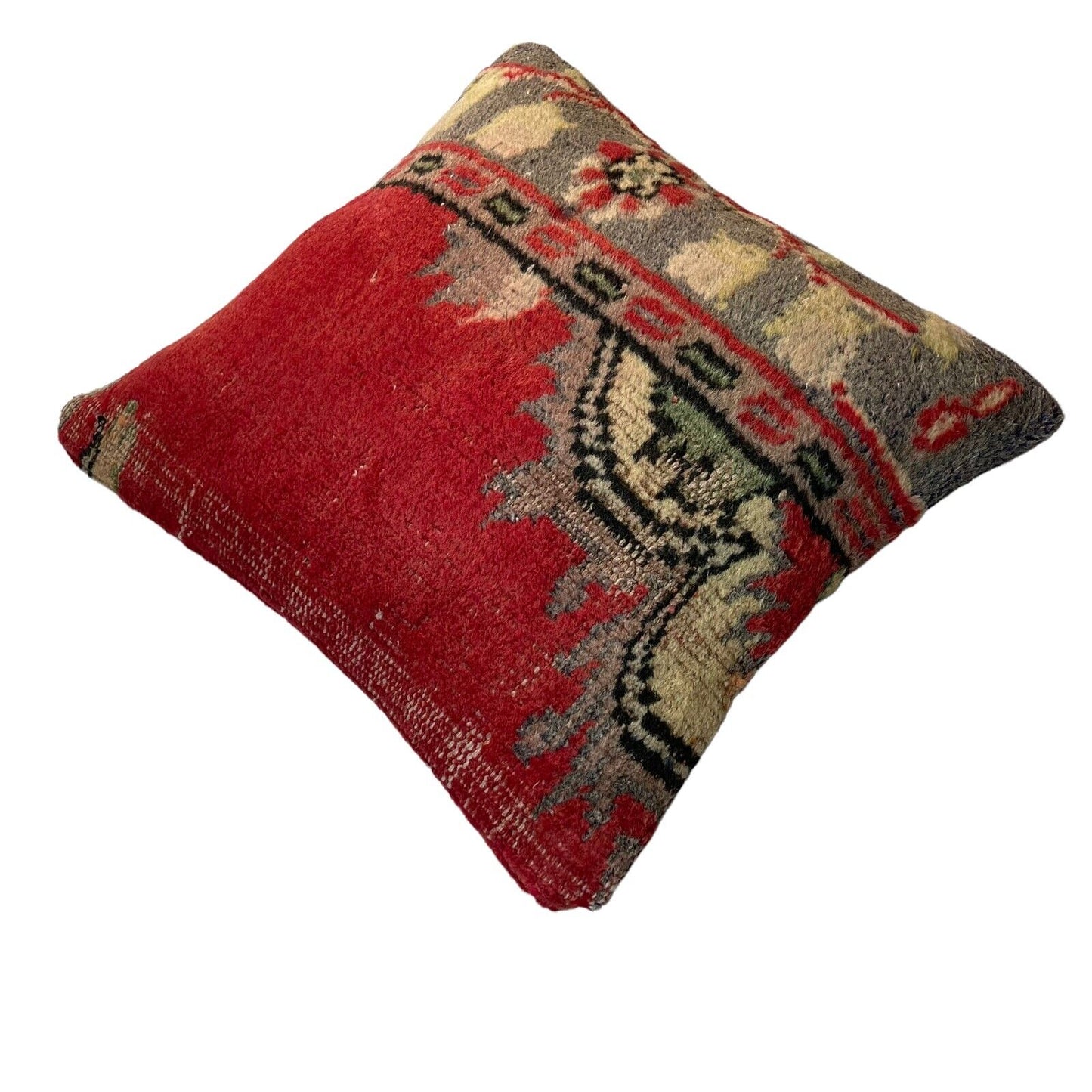 18''X18'' Vintage Handmade Rug Cushion Cover, 45 x 45 cm Deko Kissenbezug