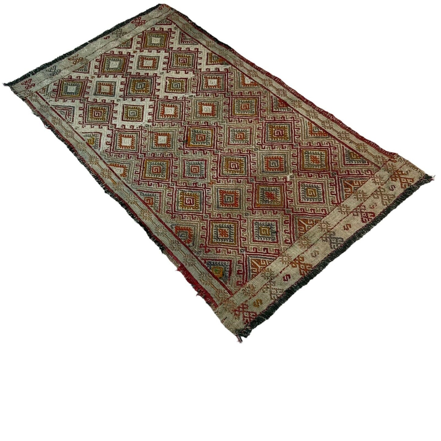 Traditionelle türkische Kelim Teppich, Vintage Turkish Kilim Rug 90X50 cm